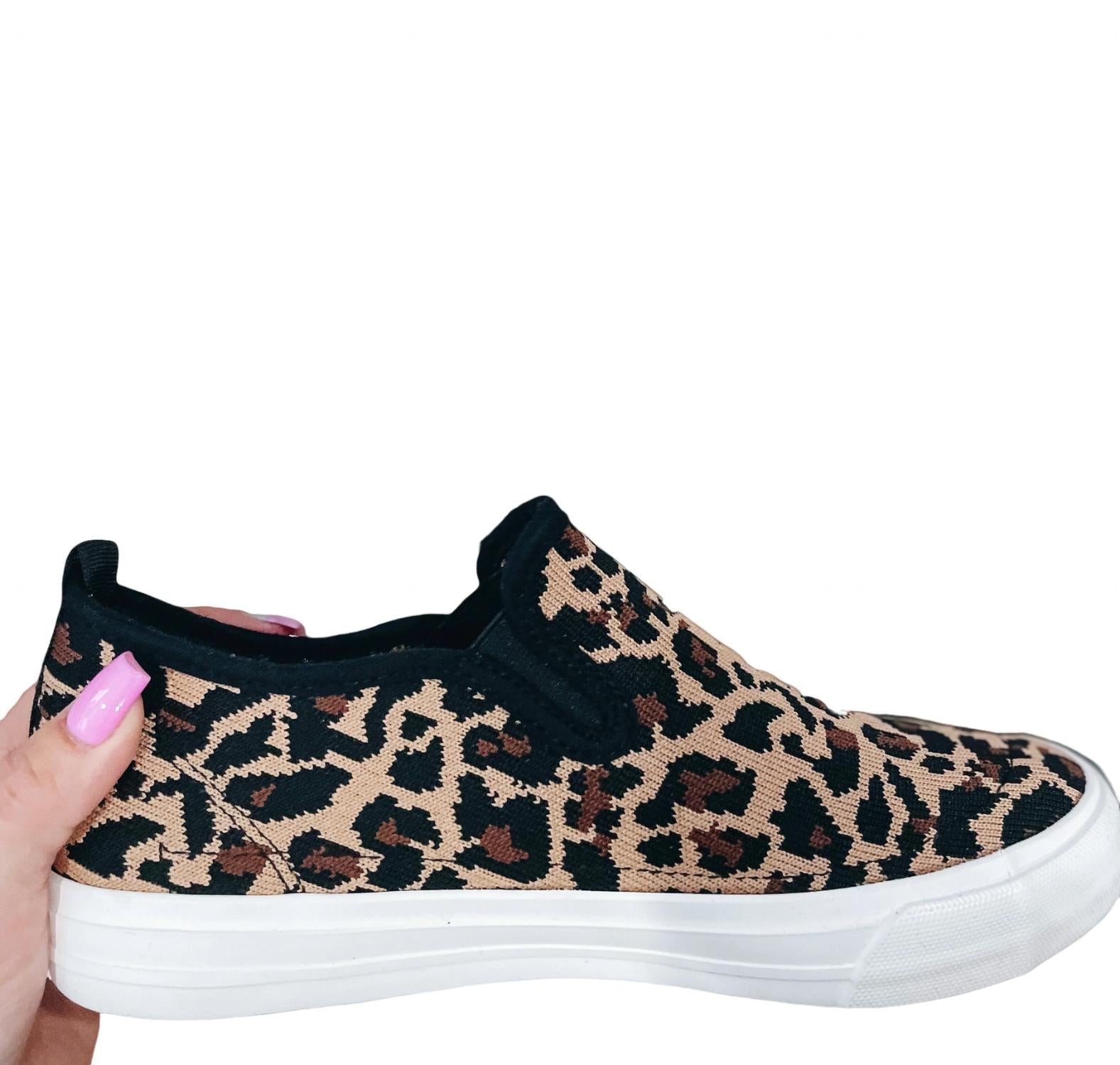 Women's So Fly Leopard Slip On Sneakers 7772177236028