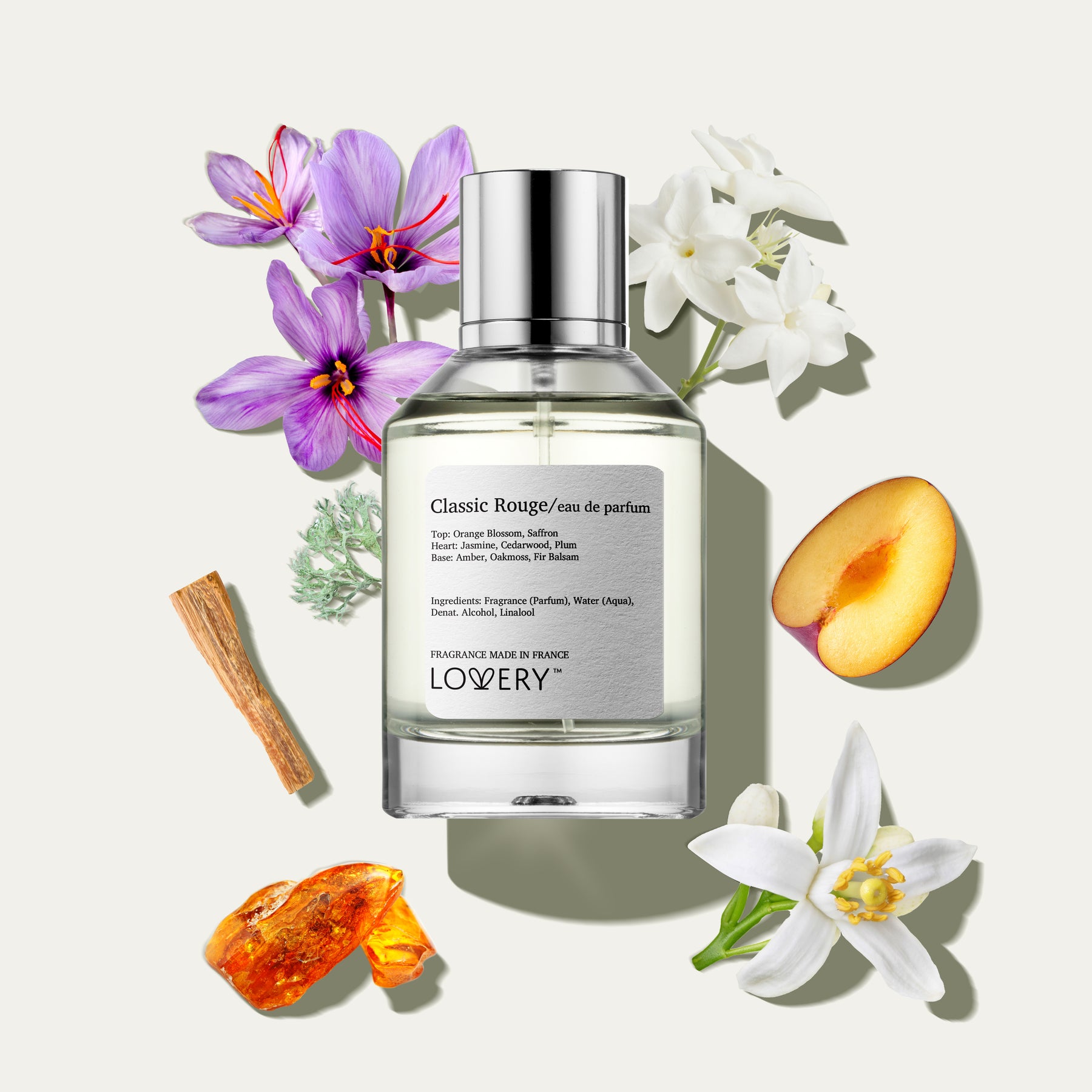 Classic Rouge Eau de Parfum, Made in France, 3.4 oz