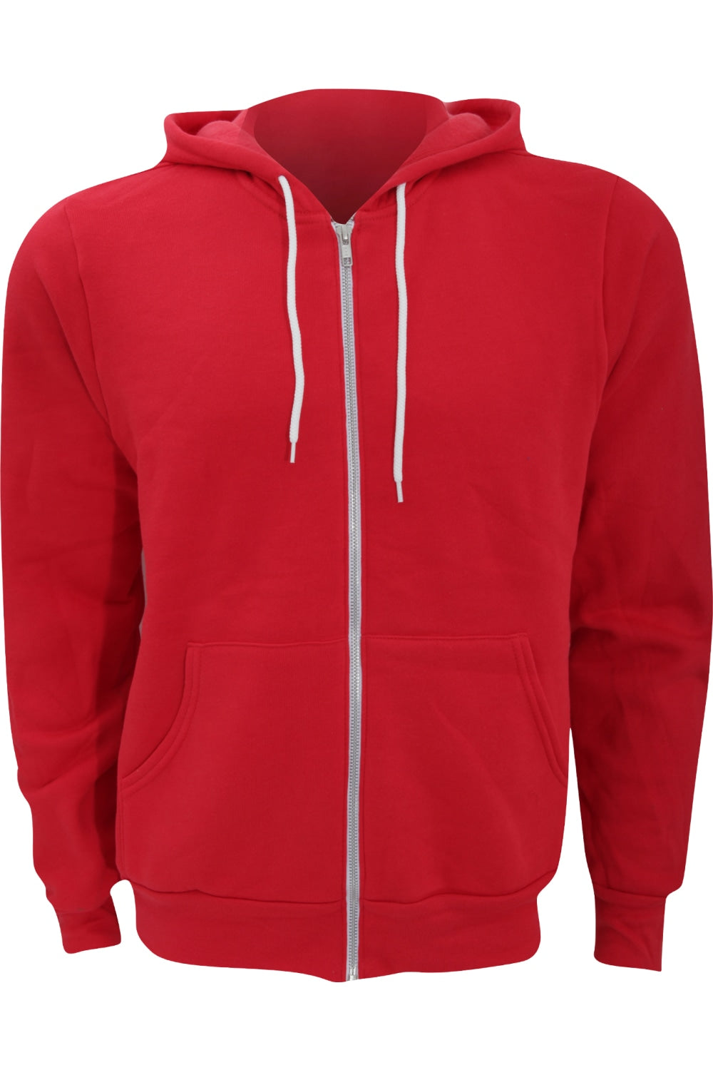 Canvas Unisex Zip-up Polycotton Fleece Hooded Sweatshirt / Hoodie 7823567519804