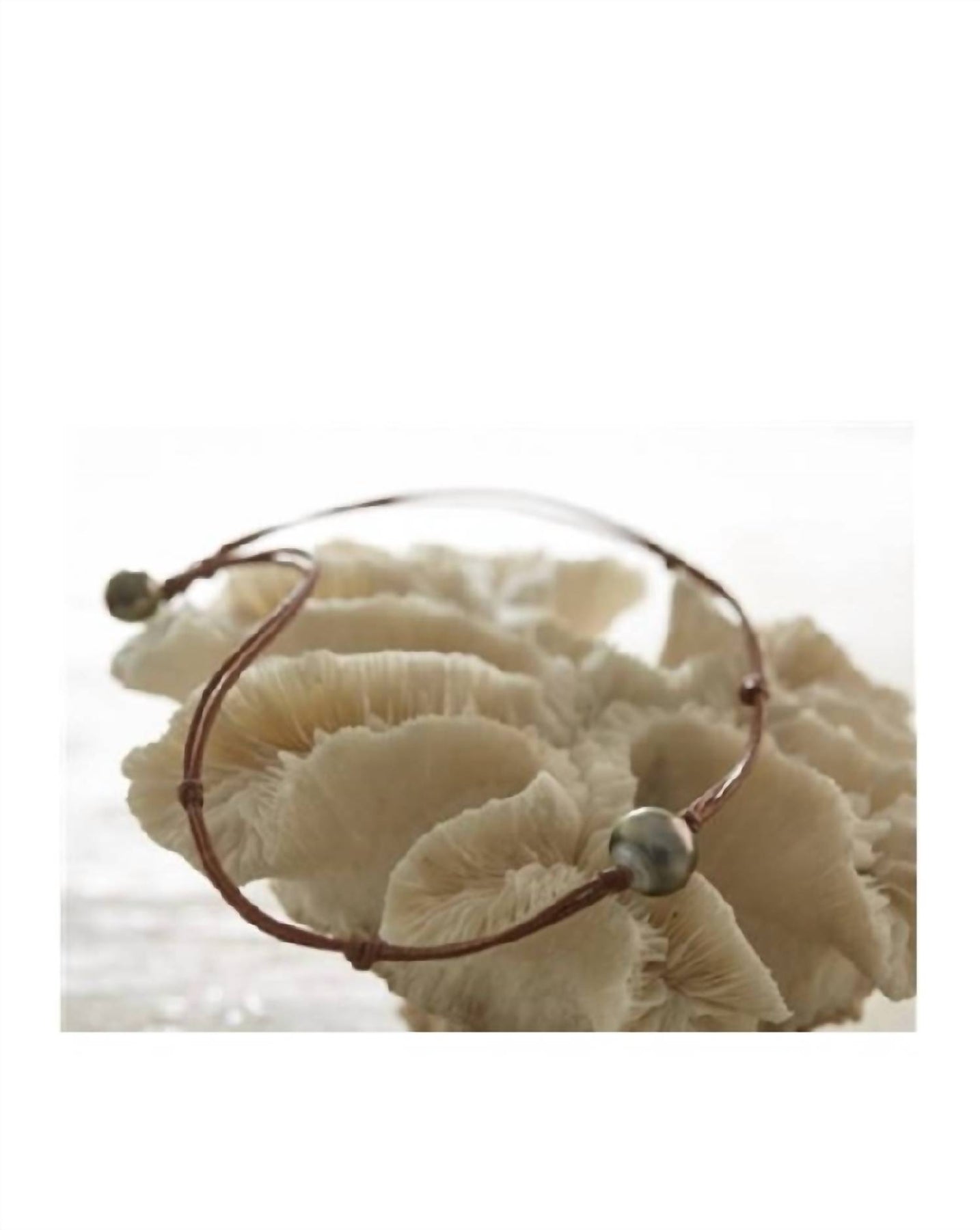 Zak Tahitian Pearl Necklace With Knots In Grey 7268670439484