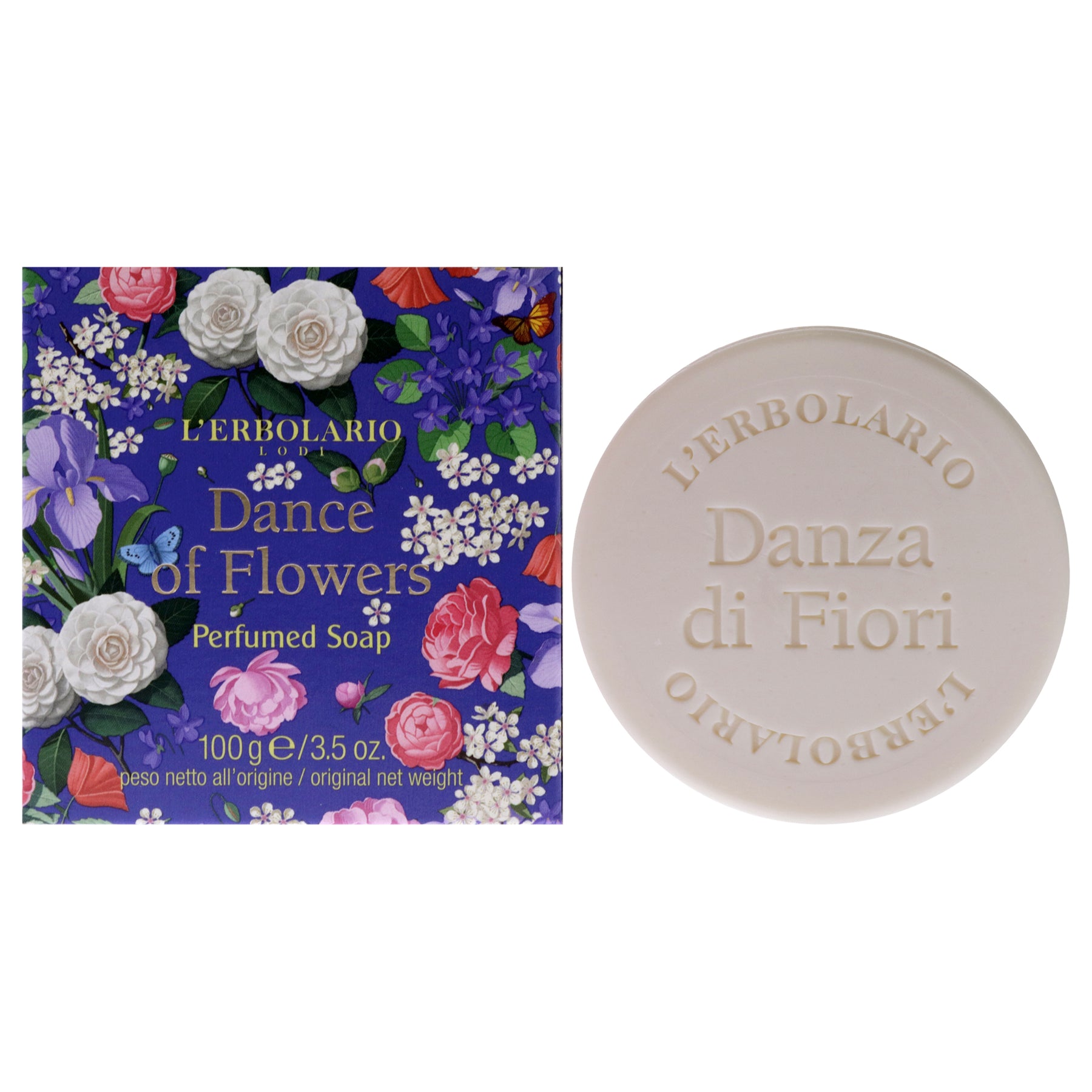 Dance of Flowers Perfumed Bar Soap by LErbolario for Unisex - 3.5 oz Soap 7831121231932