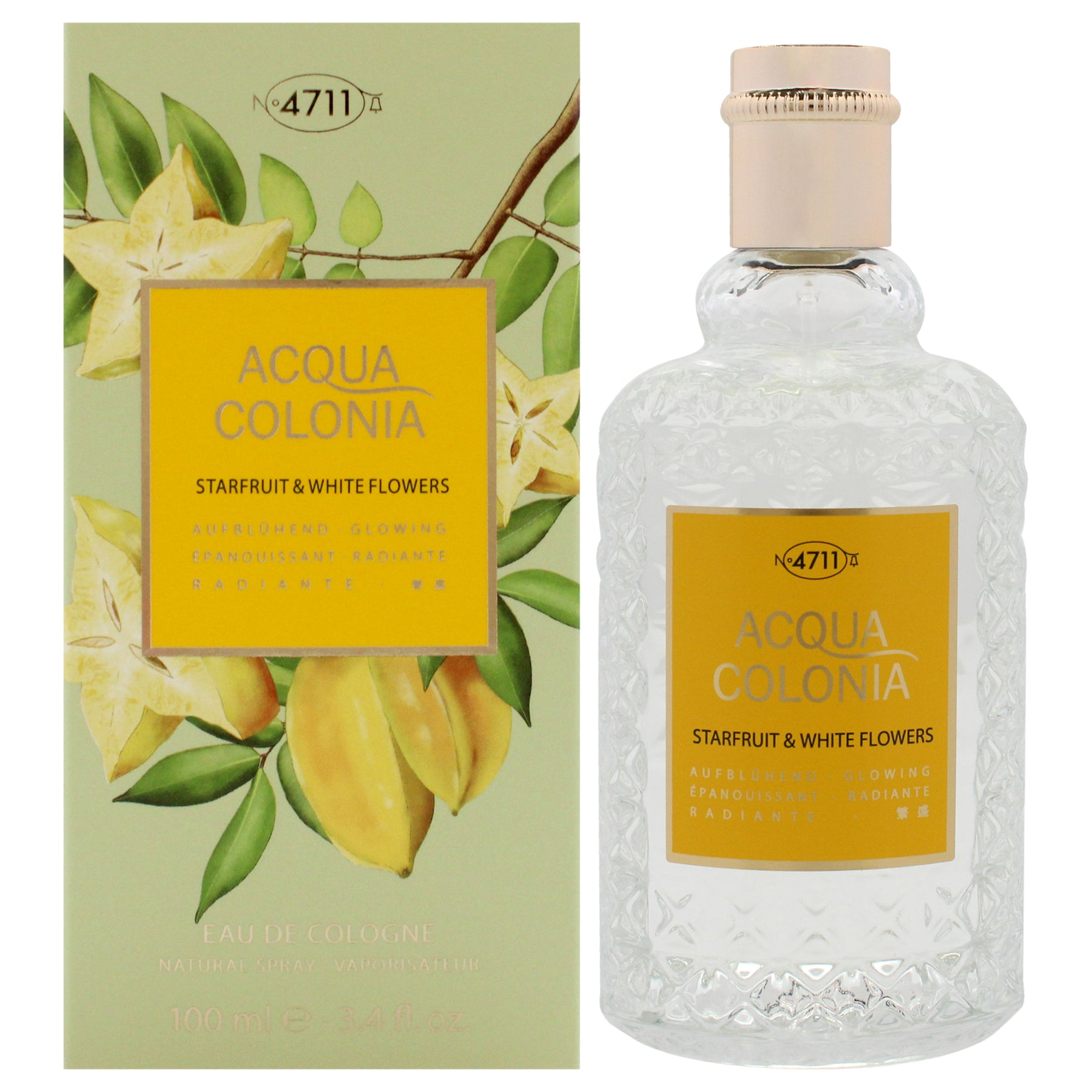 4711 Acqua Colonia Starfruit and White Flowers by Muelhens for Unisex - 3.4 oz EDC Spray 7830668574780
