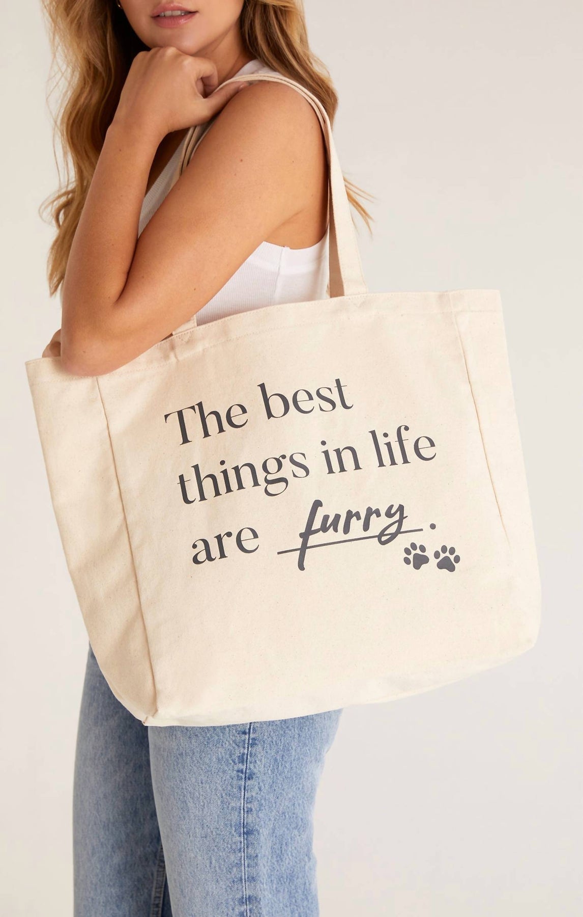 Women's Dog Tote Bag In Multi