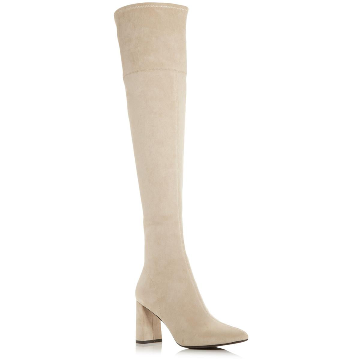 Parisah 2 Faux Suede Pointed Toe Over-The-Knee Boots