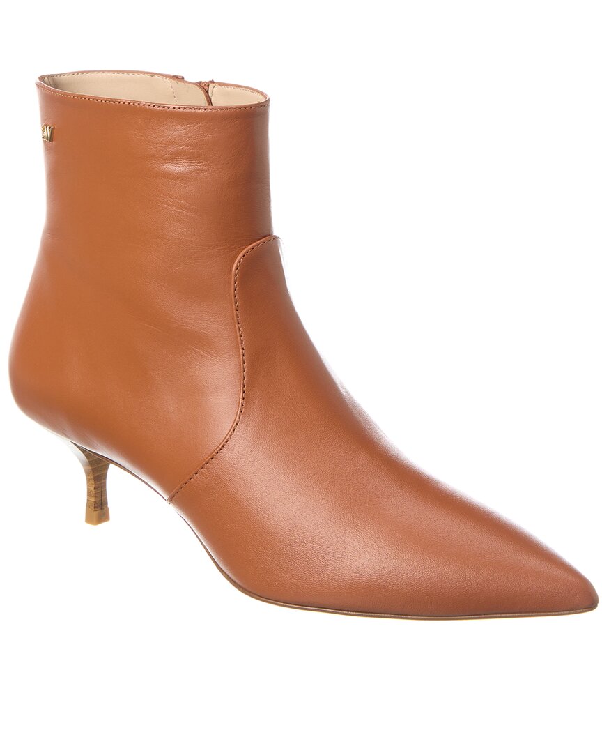 Stuart Weitzman Mara 50 Zip Leather Bootie