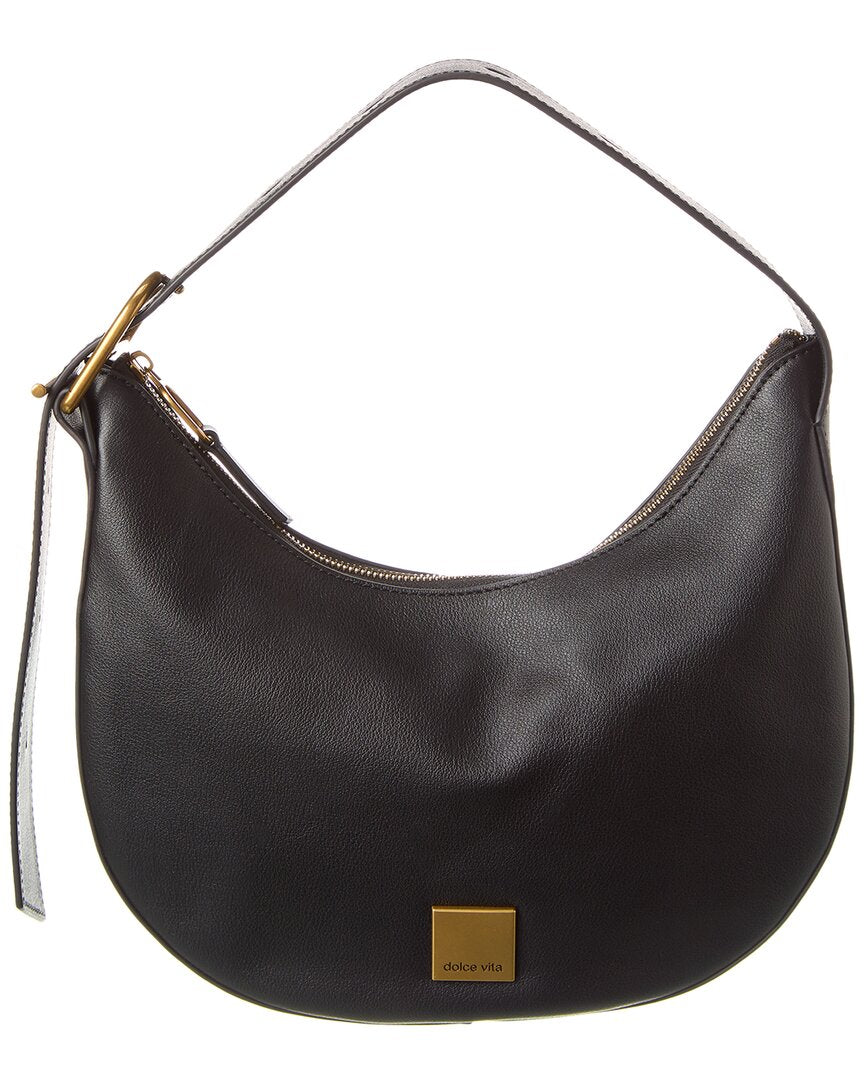 Dolce Vita Adjustable Leather Shoulder Hobo Bag 7268802396220