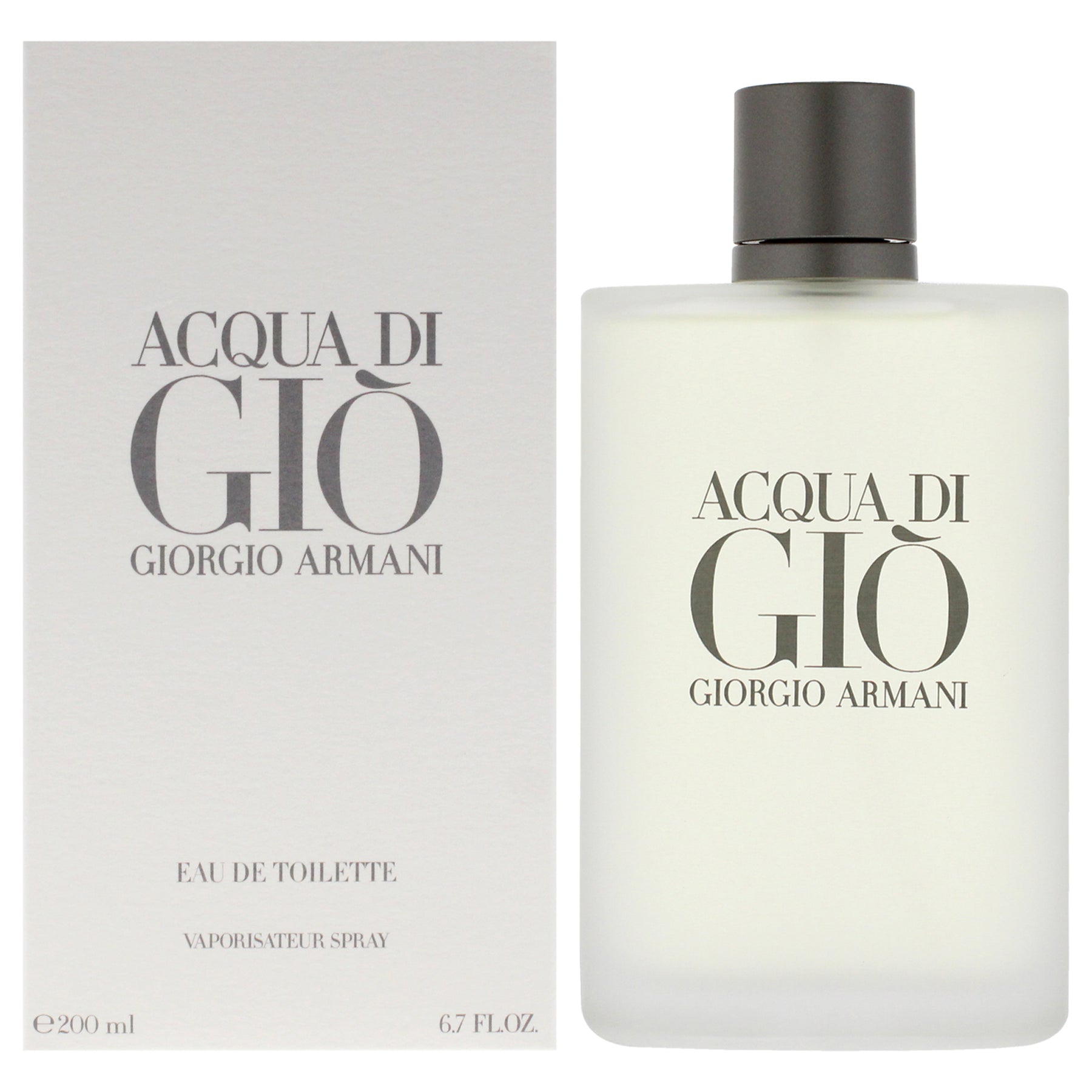 Acqua Di Gio by Giorgio Armani for Men - 6.7 oz EDT Spray 7830749741116