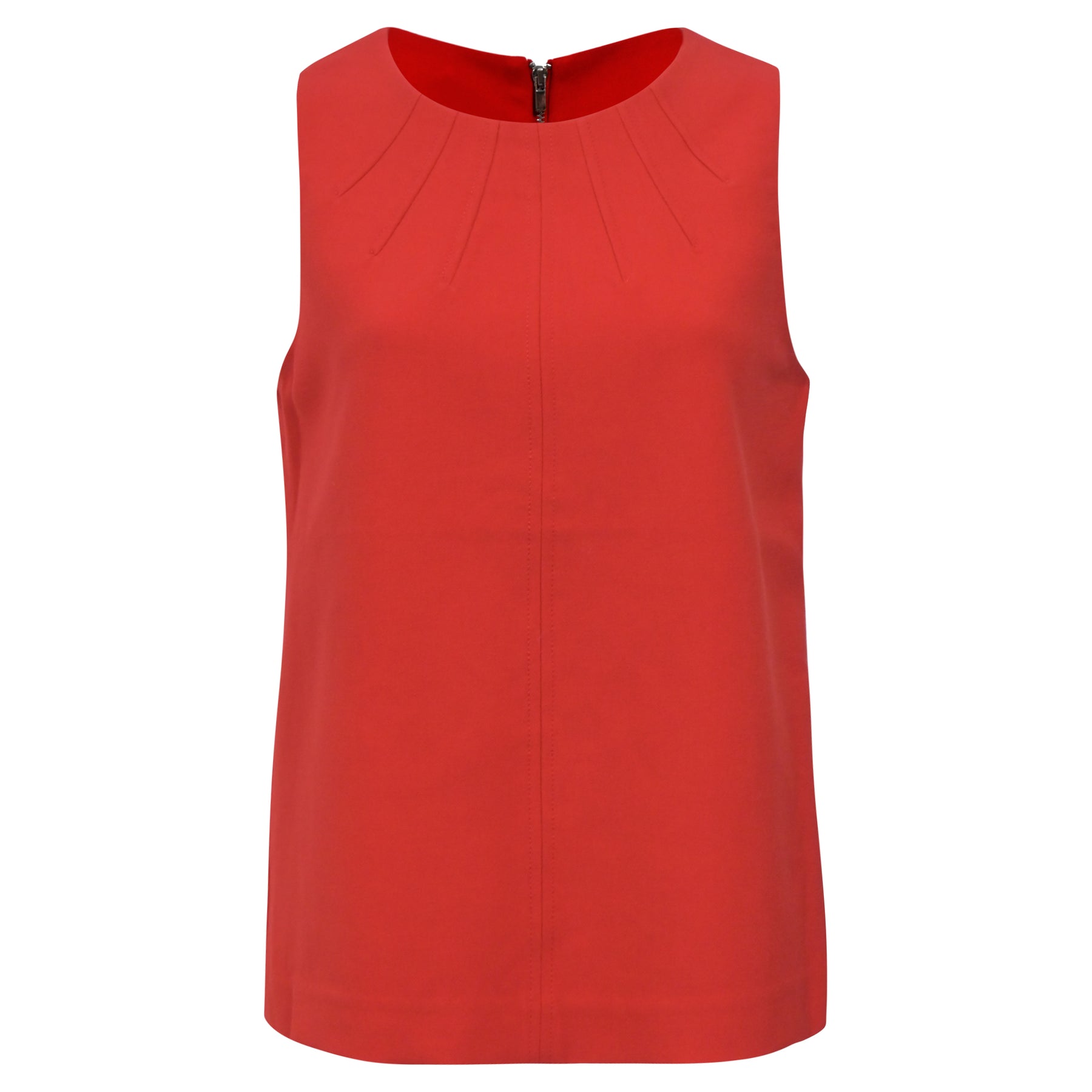 Diane Von Furstenberg Sleeveless Top in Red Polyester 7744915800124