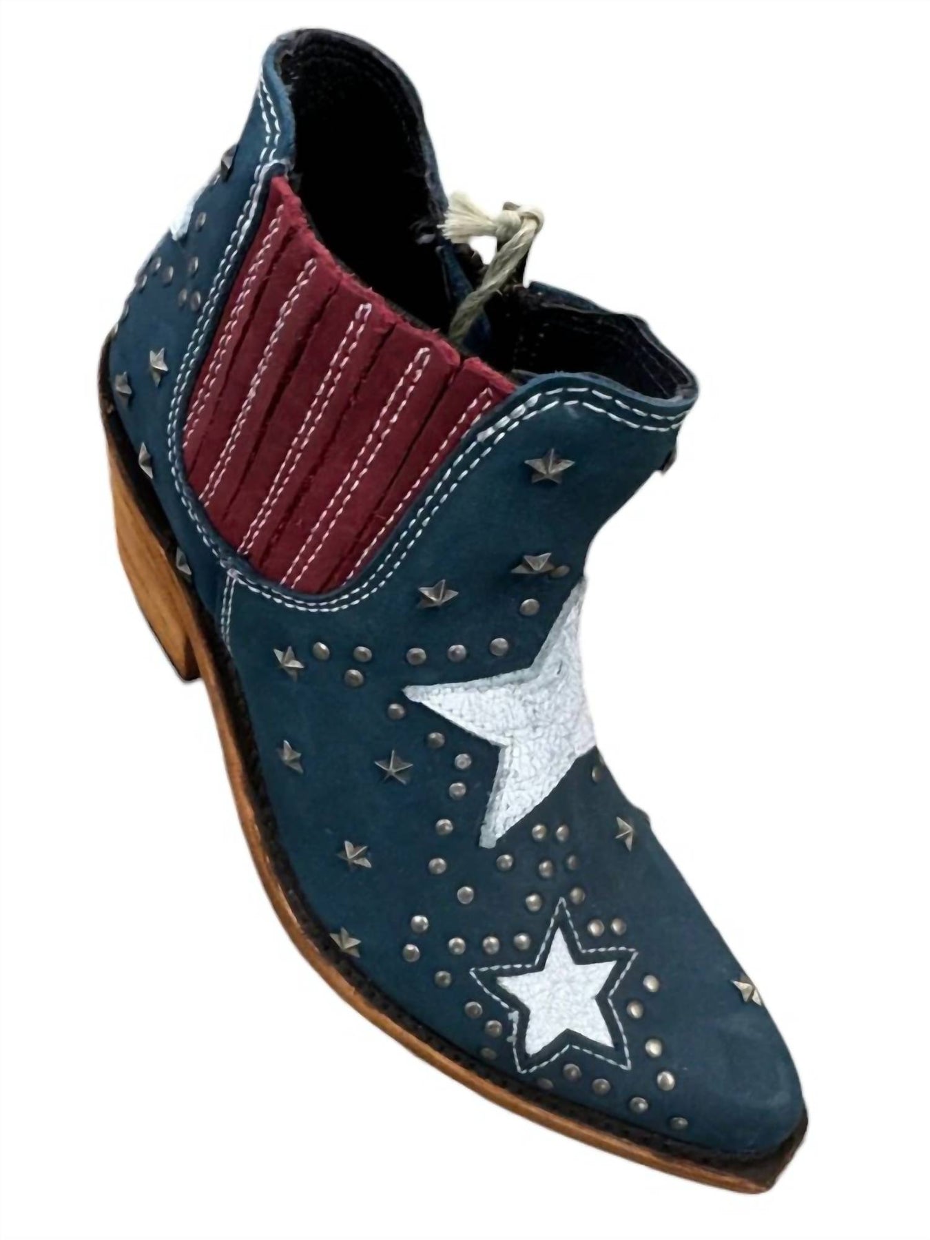 Women's Megan Bootie In Red/white/blue