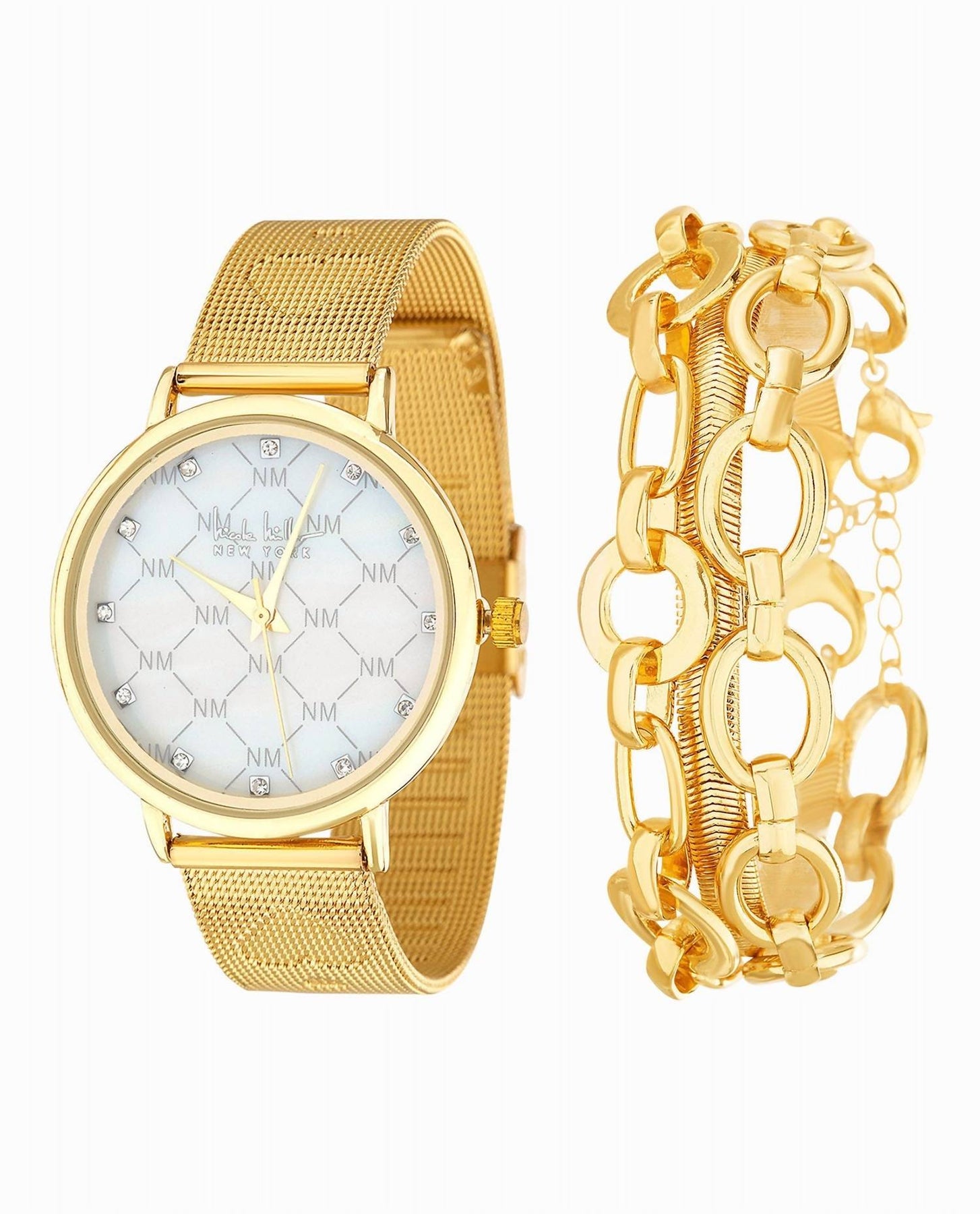 Women's Stainless Steel Bracelet Watch - 35Mm In Gold 7686616252476