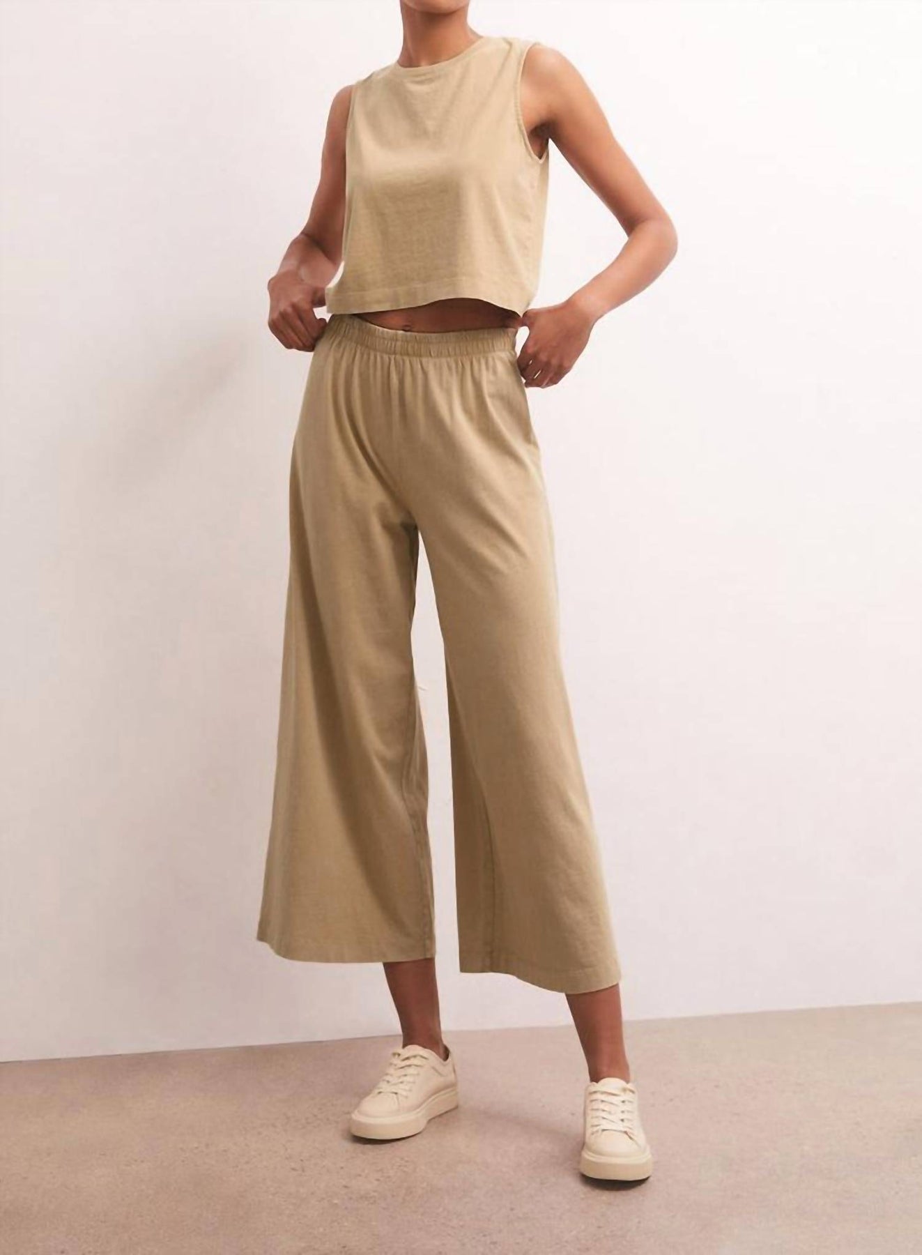 Scout Jersey Flare Pant - Final Sale In Rattan