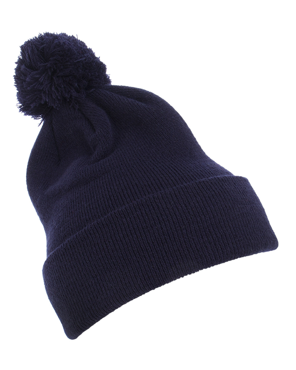 Yupoong Cuffed Knit Beanie with Pom Pom Hat