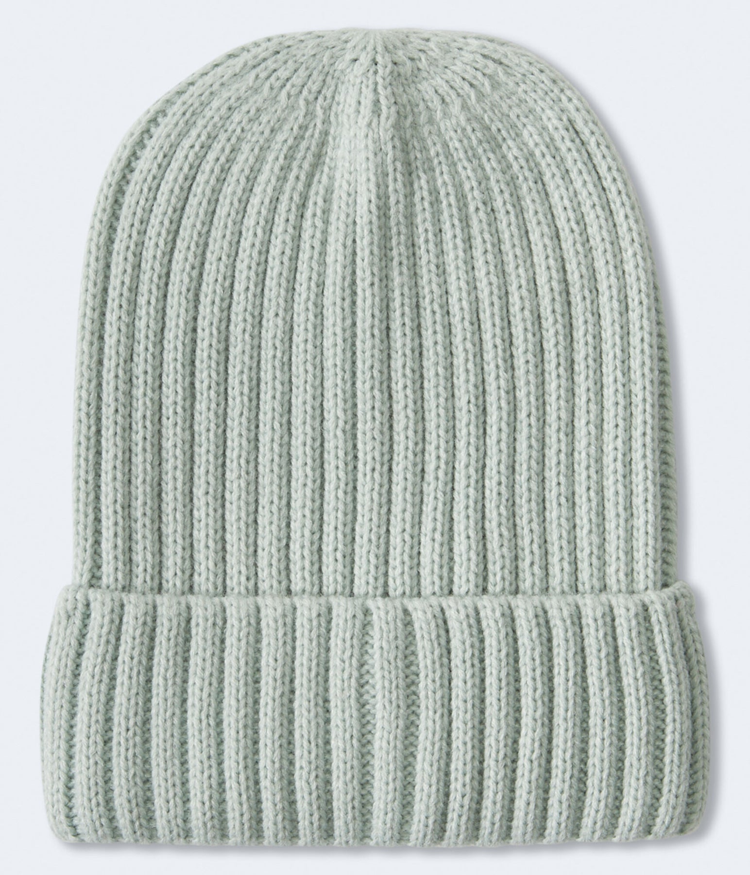 Aeropostale Solid Ribbed Beanie