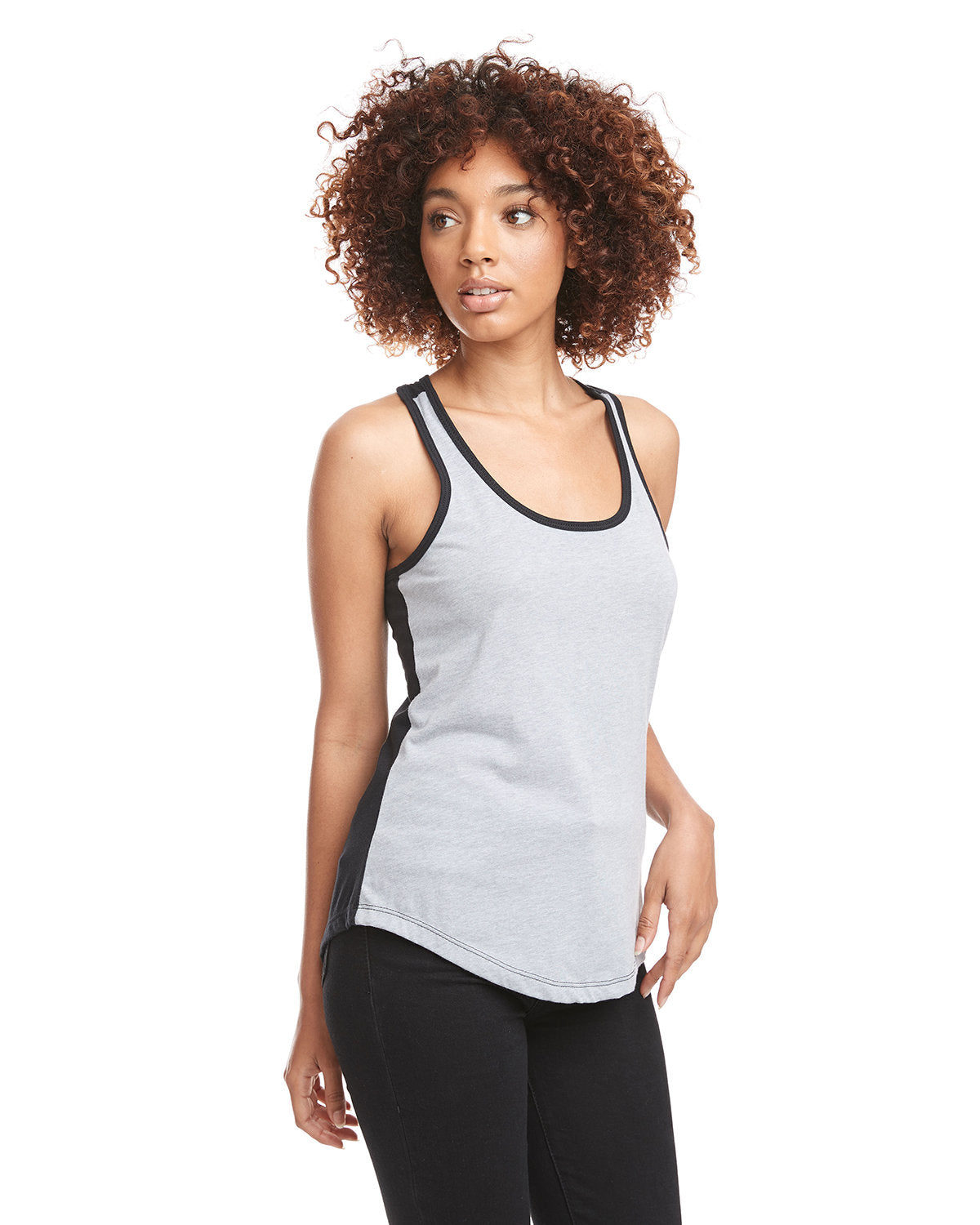 Next Level Apparel Ladies' Ideal Colorblock Racerback Tank