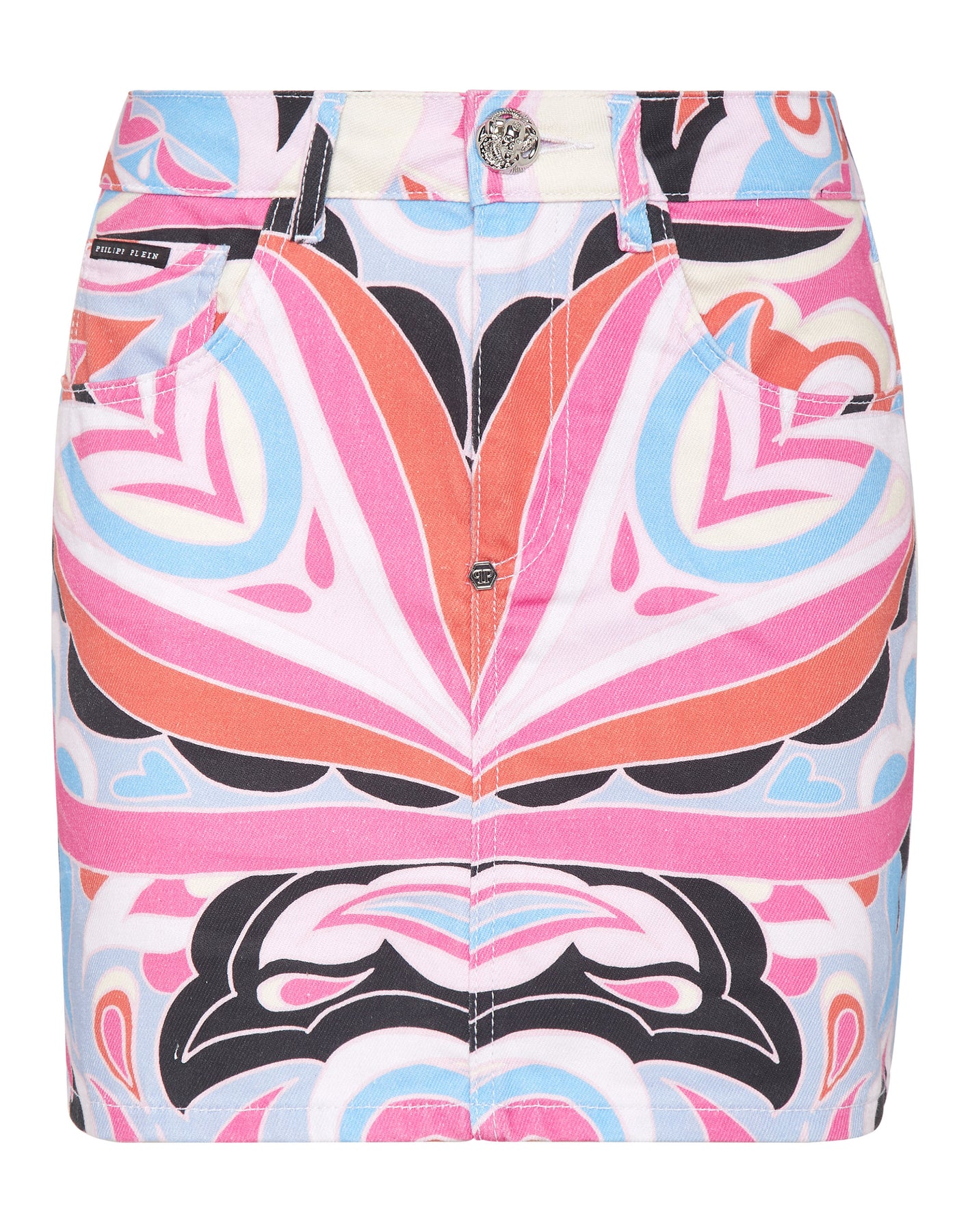 Denim Mini Skirt Colorful Circus 7808528056380