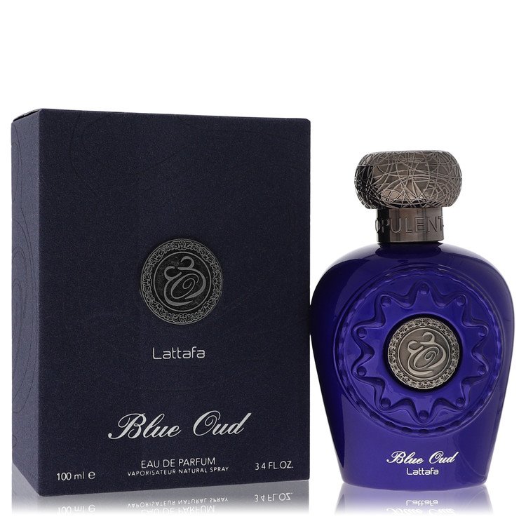 Lattafa Blue Oud by Lattafa Eau De Parfum Spray 3.4 oz Men