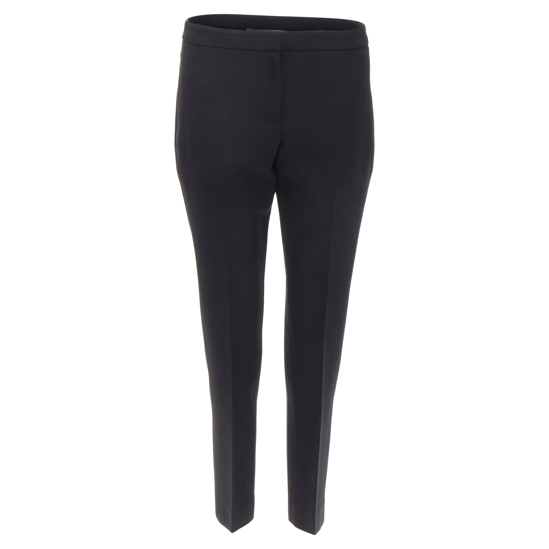 Alexander Mcqueen 2019 Wool Silk Black Minimal Tapered Trousers Pants It40 S 7826329600060