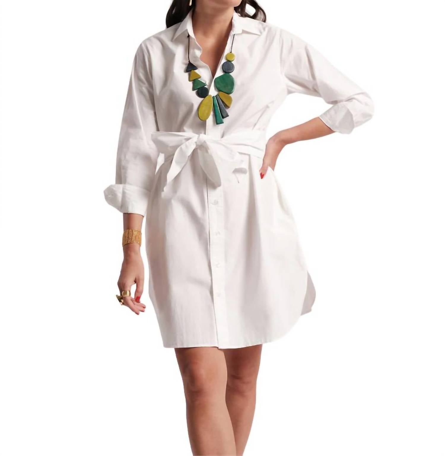 Perfect Shirtdress In White