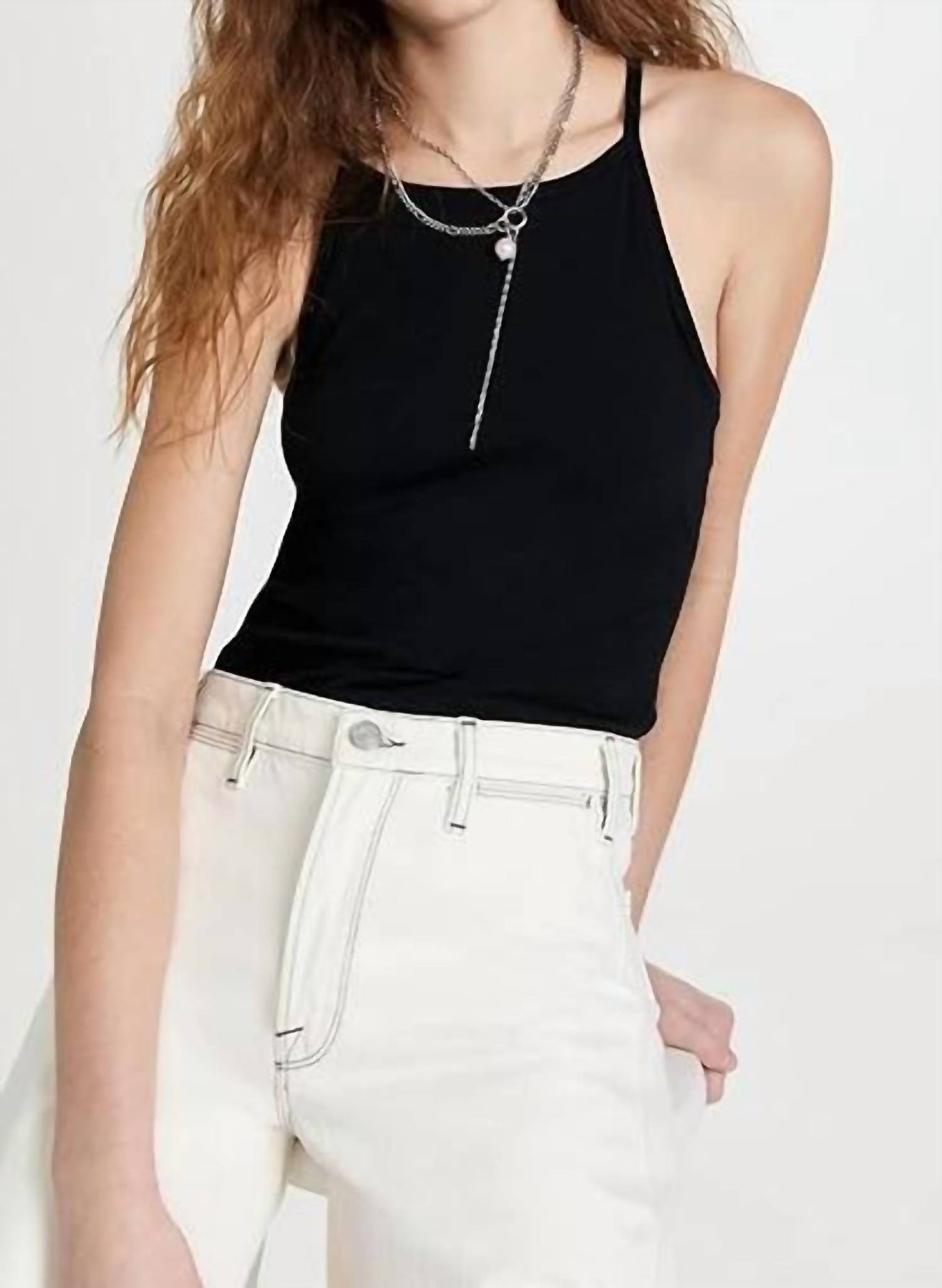 Le Mid Rise Cami In Noir