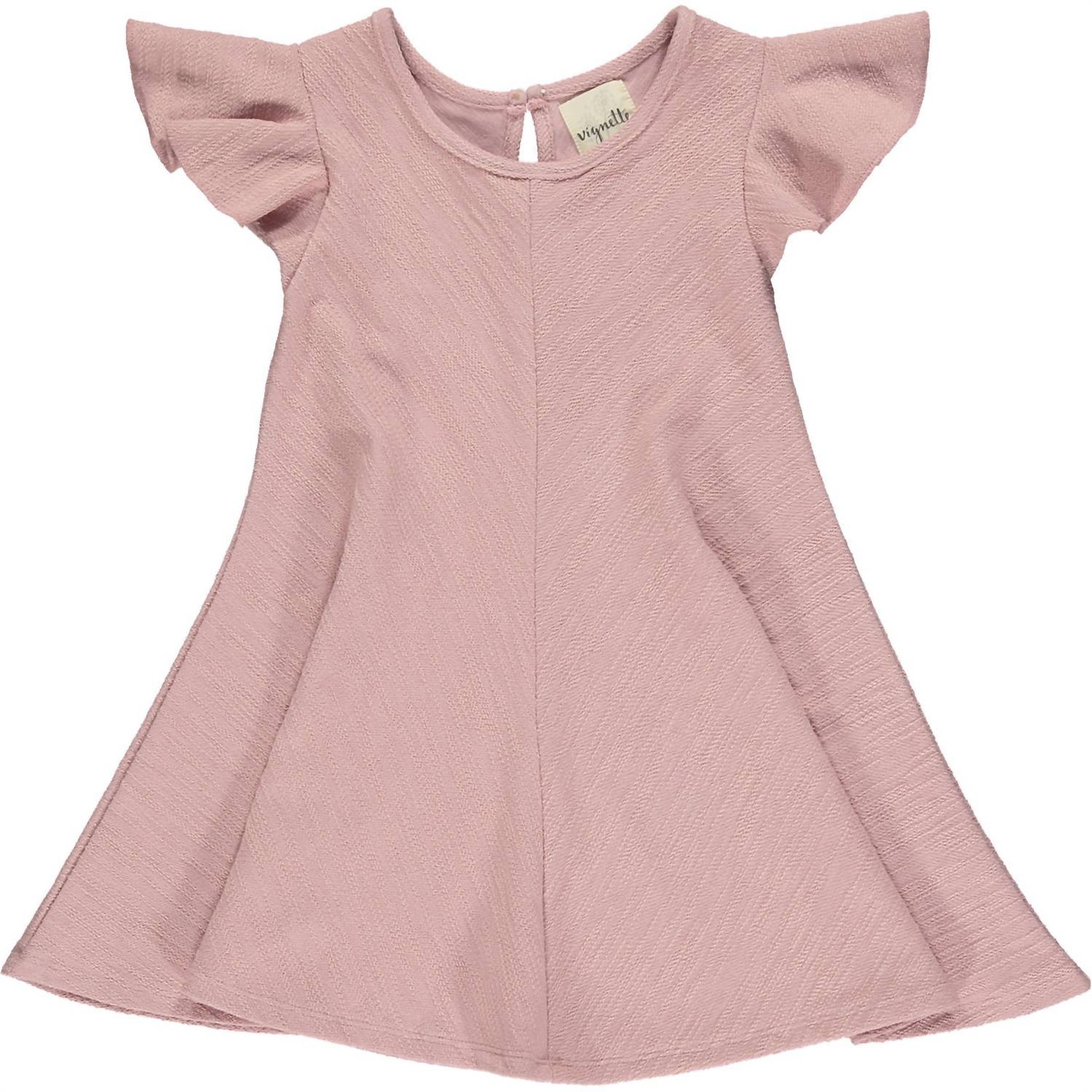 Girl's Adaline Dress In Rose Pink 7771998715964