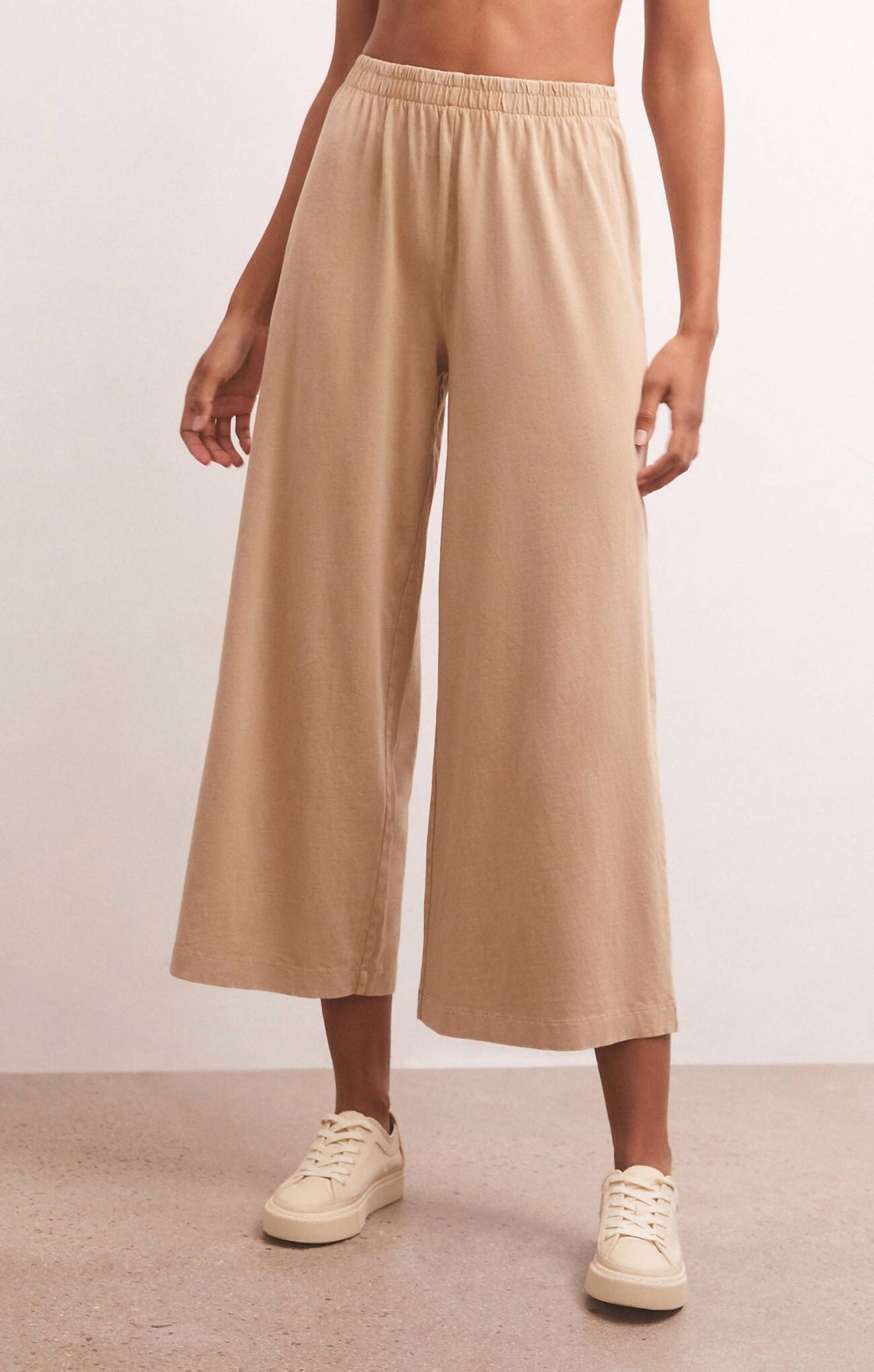 Rattan Scout Jersey Flare Pant In Khaki