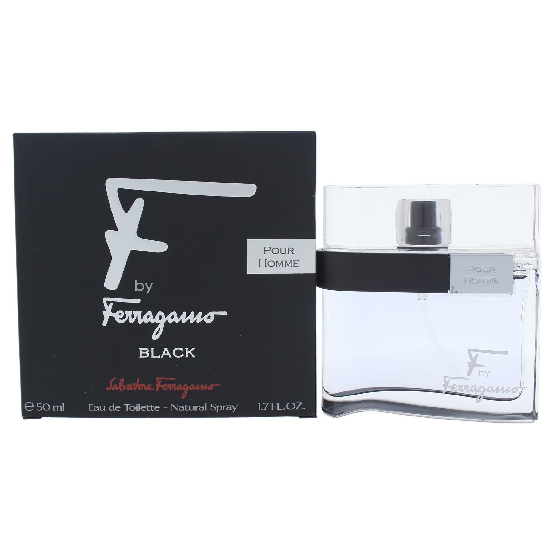 F Black by Salvatore Ferragamo for Men - 1.7 oz EDT Spray 7830753509436