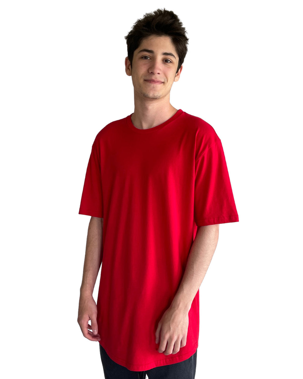 Next Level Apparel Men's Cotton Long Body Crew