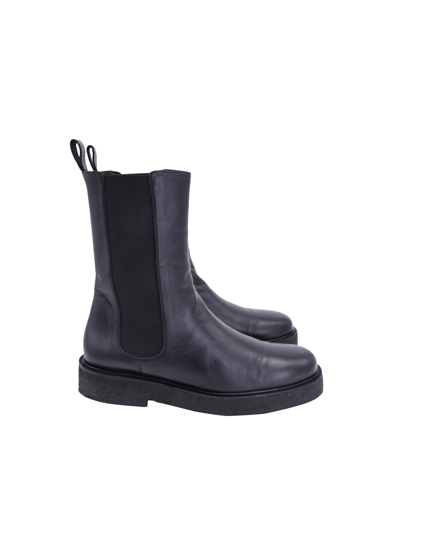 Staud Palamino Boots in Black Leather