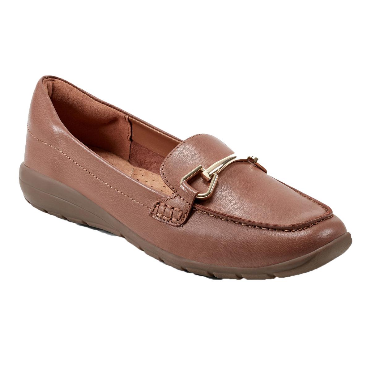 Amalie Leather Square Toe Loafers