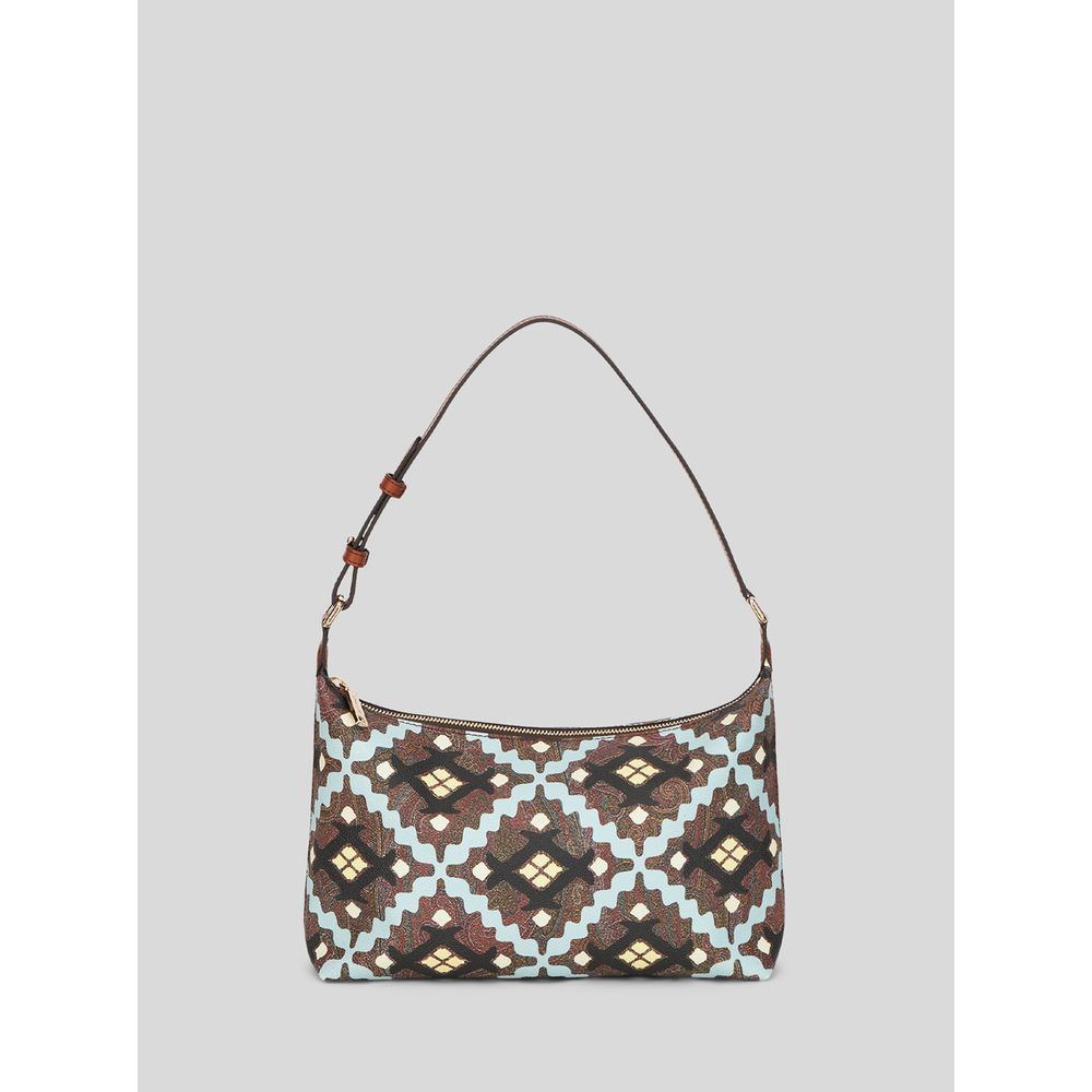 Medium Paisley Shoulder Bag With Geometric Print