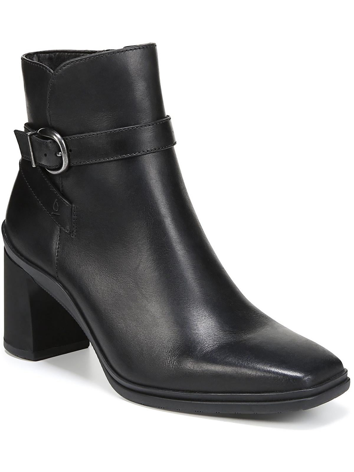 Aimee Womens Leather Water Repellent Ankle Boots 7268849975356