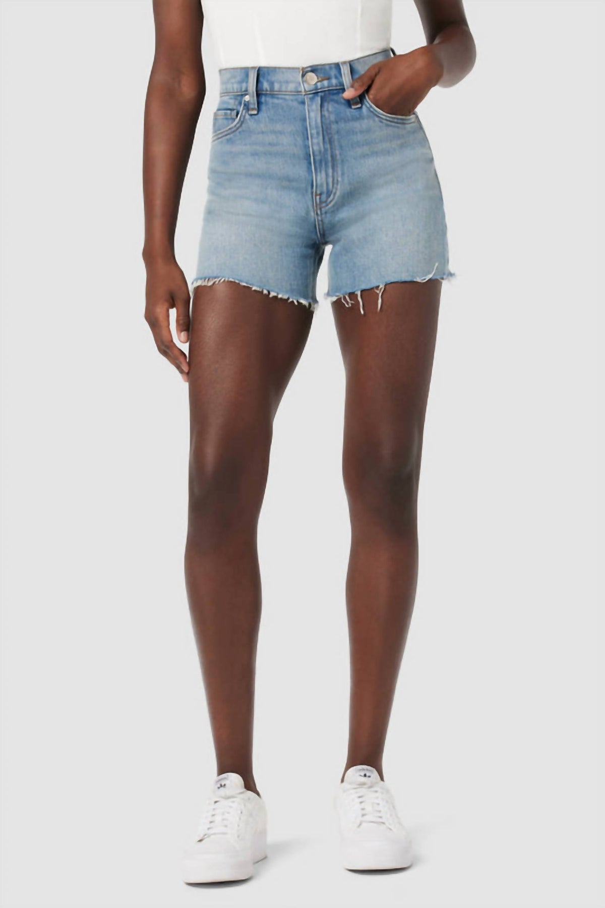 Women's Harlow High Rise Short In Ocean Air 7690175348796
