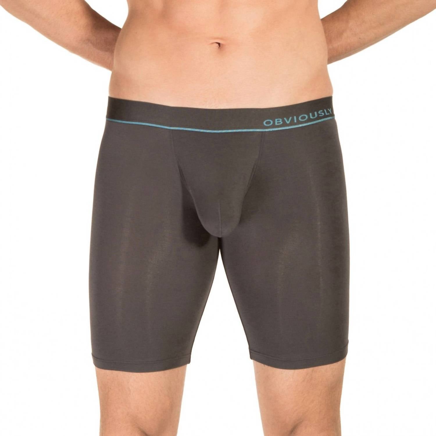 Primeman 9 Inch Leg Boxer Brief In Titanium