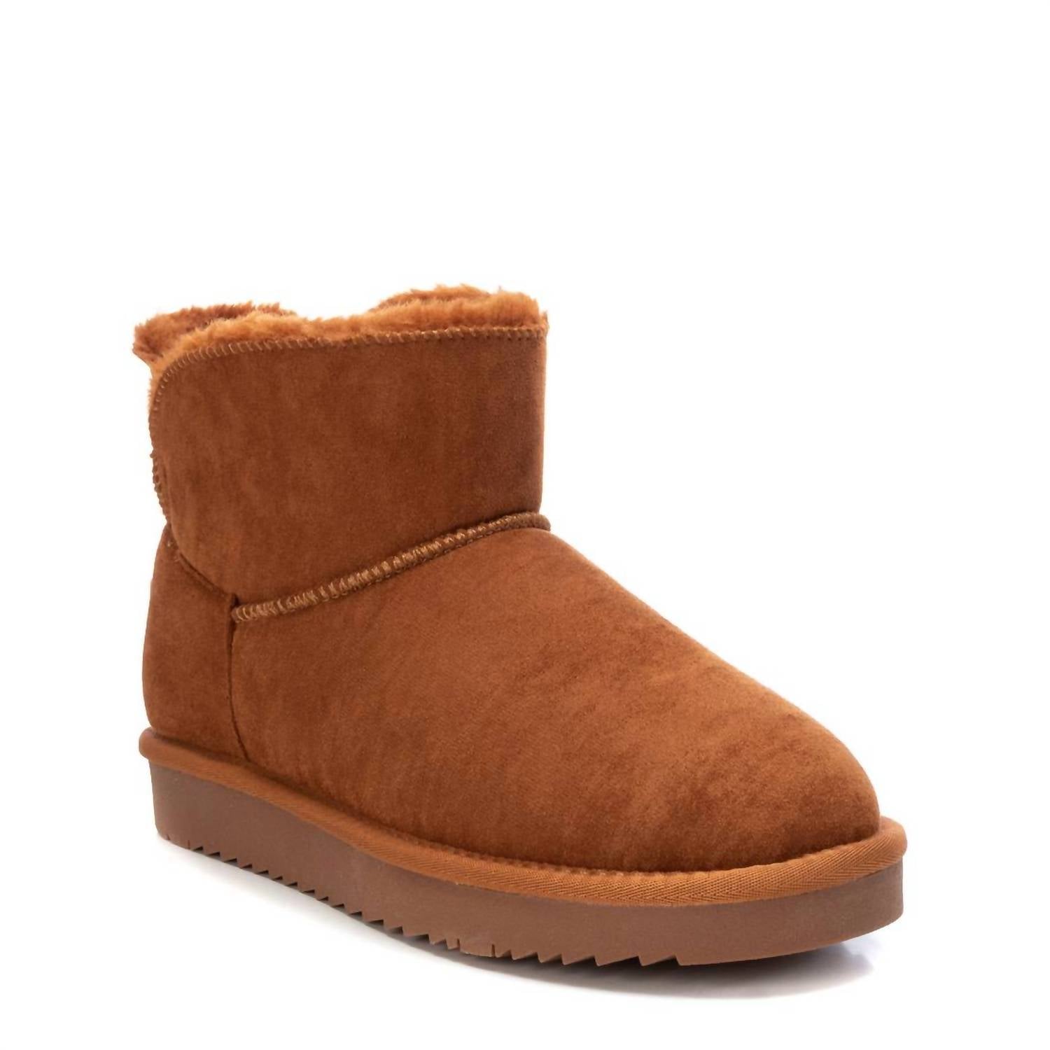 Women's Winter Booties In Camel