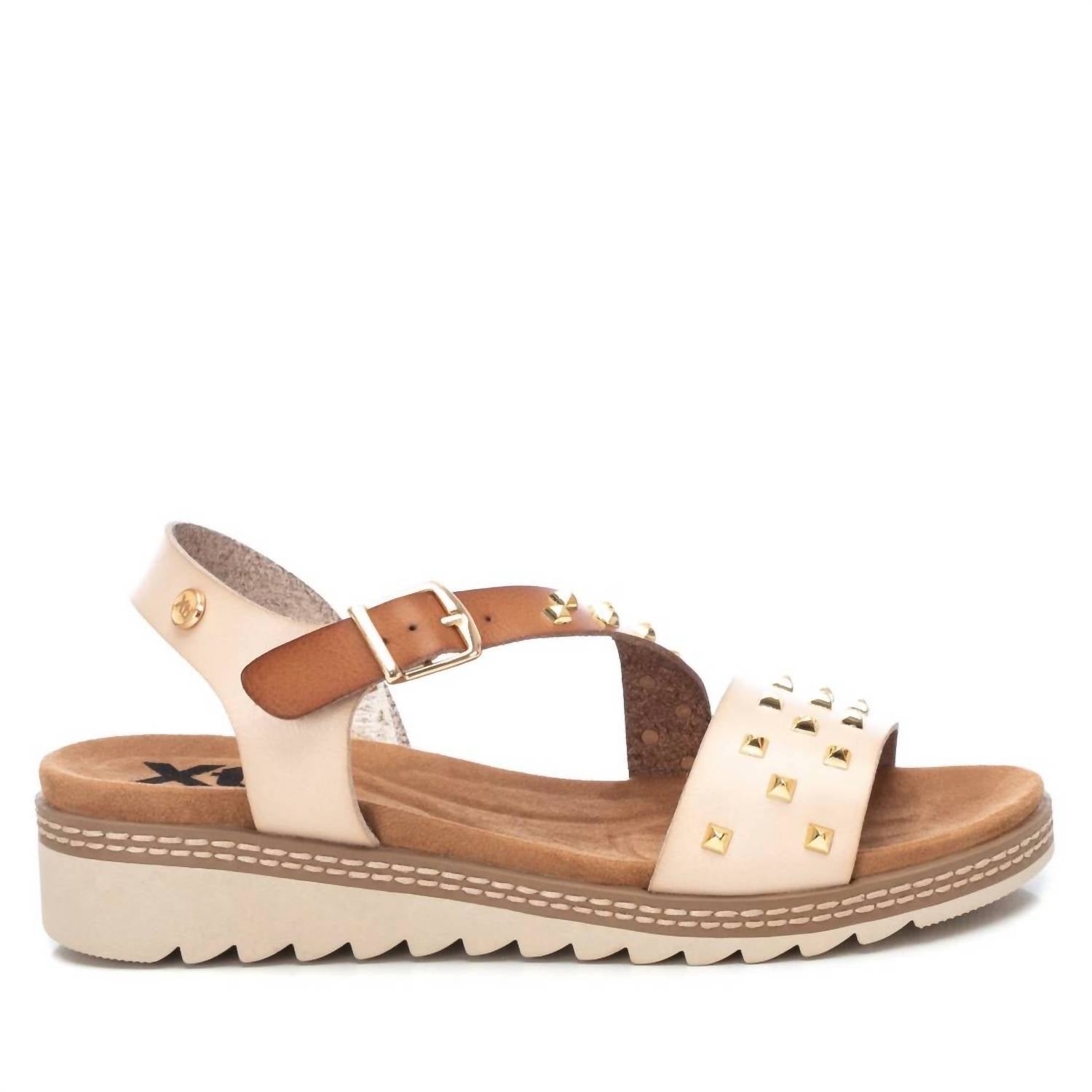 Women's Wedge Sandals In Beige