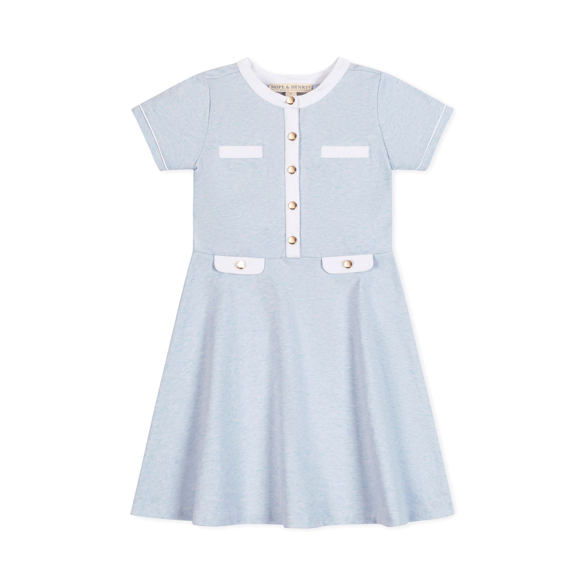 Organic French Terry Contrast Dress