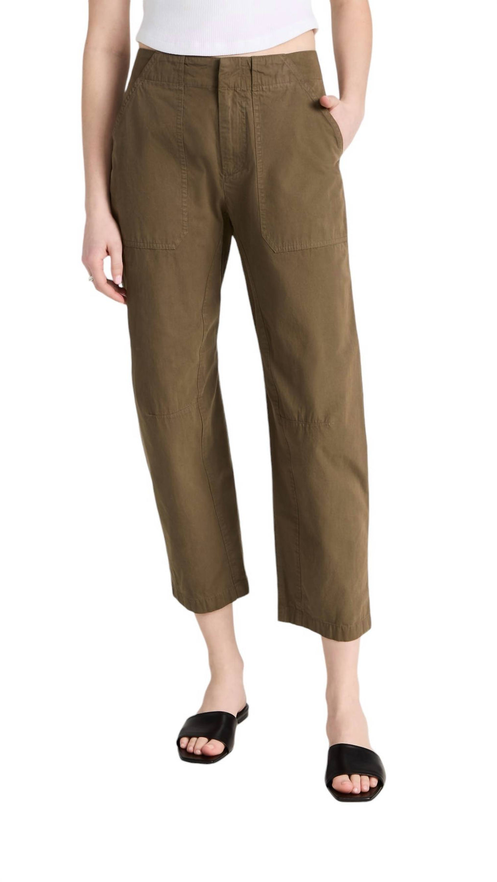 Leyton Workerwear Pant In Olive Green 7802120634428