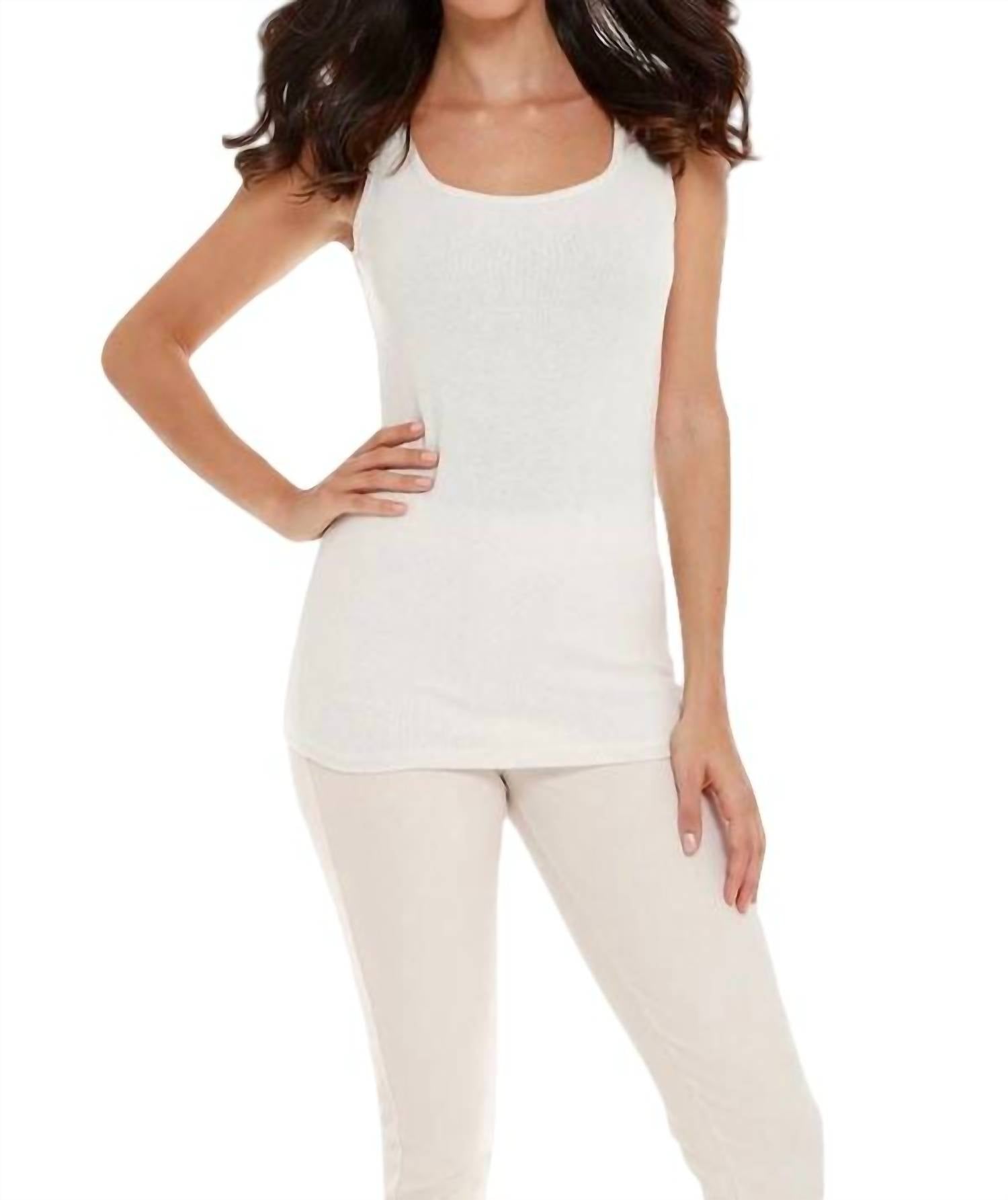 Jackie Kashmira Tank In Beige