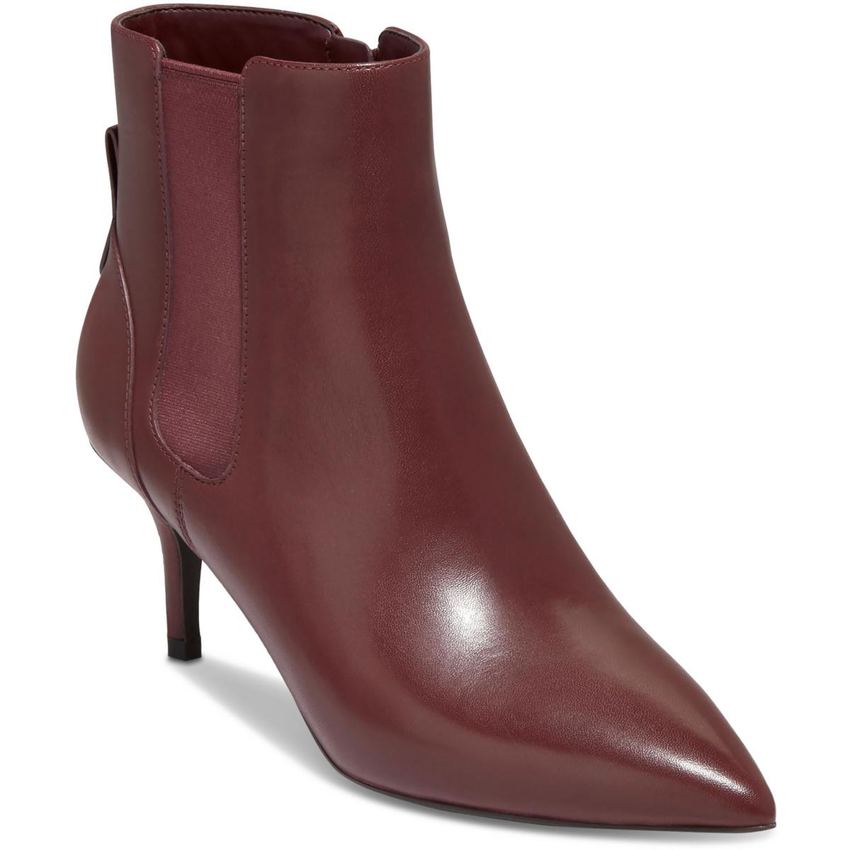 Go-To Park Boot Faux Leather Pointed Toe Ankle Boots