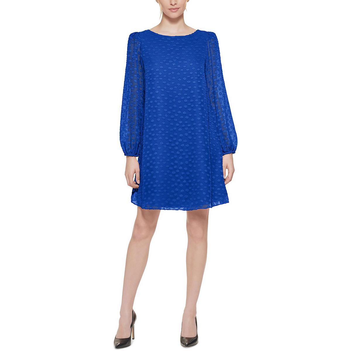 Petites Mini Cocktail Shift Dress