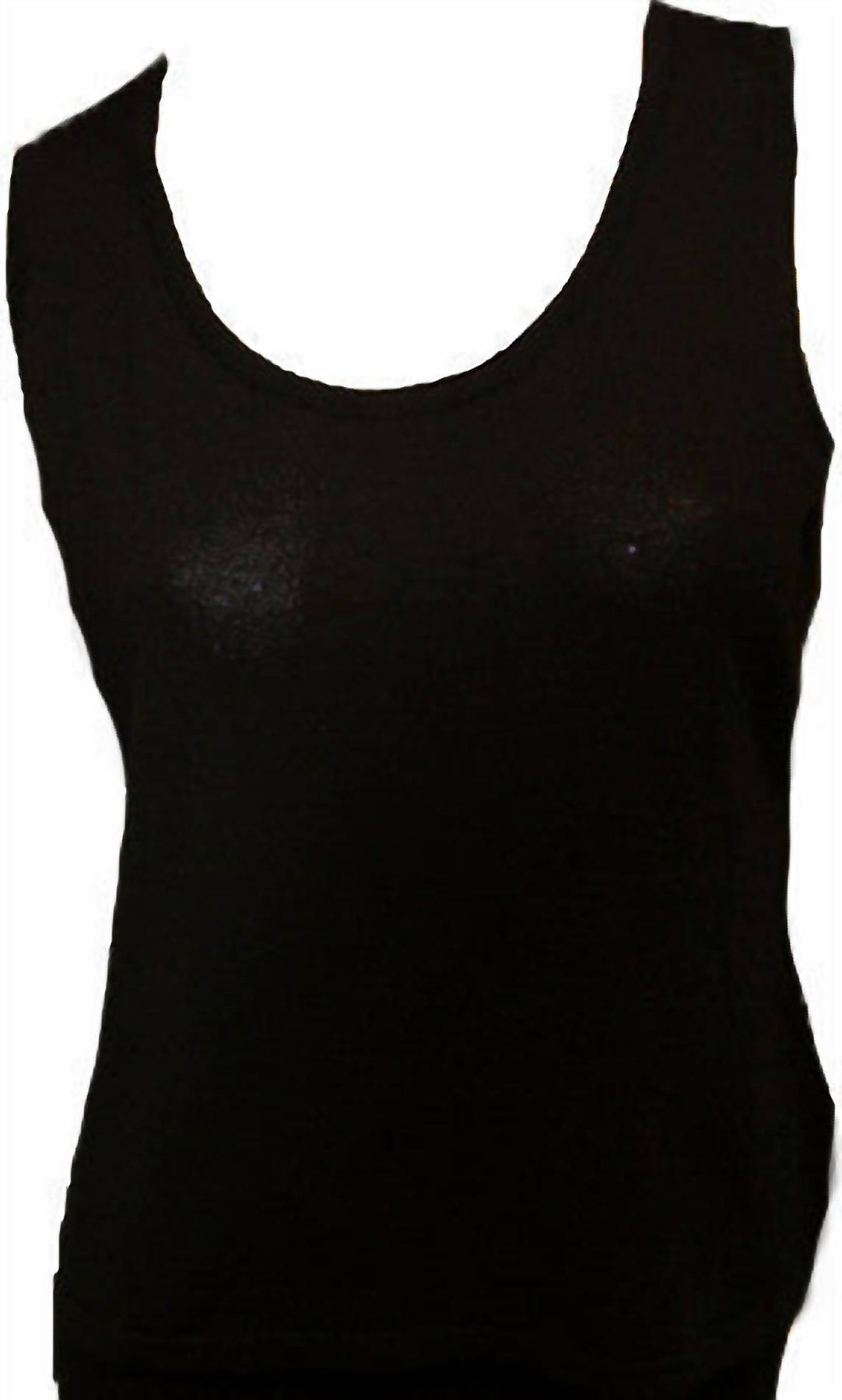 Bra Friendly Tank Top In Black