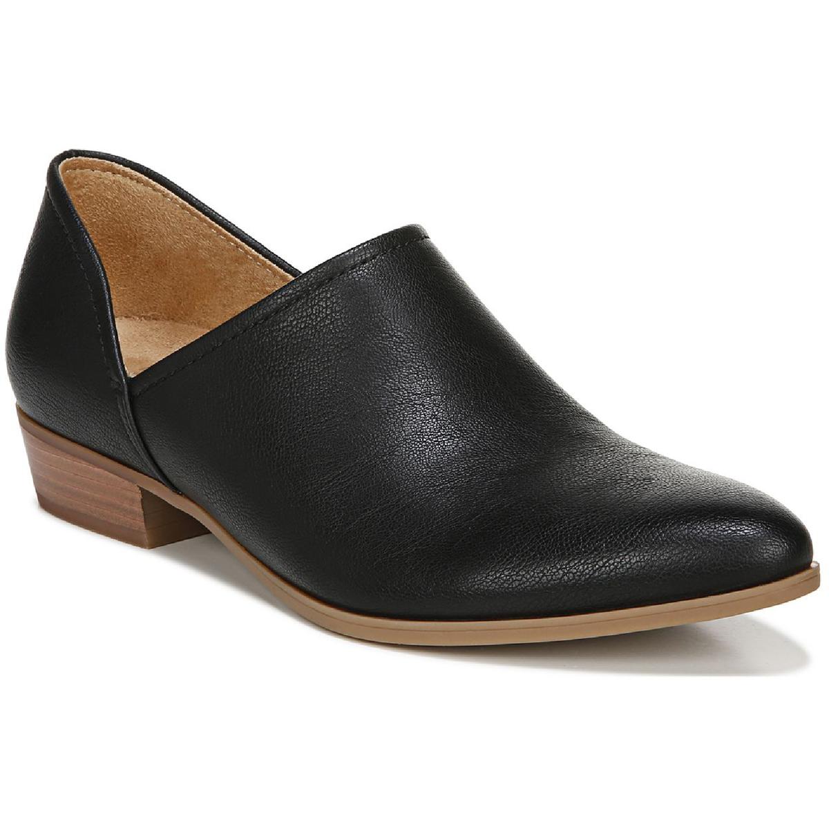 Carlyn Faux Leather Block Heel Shooties