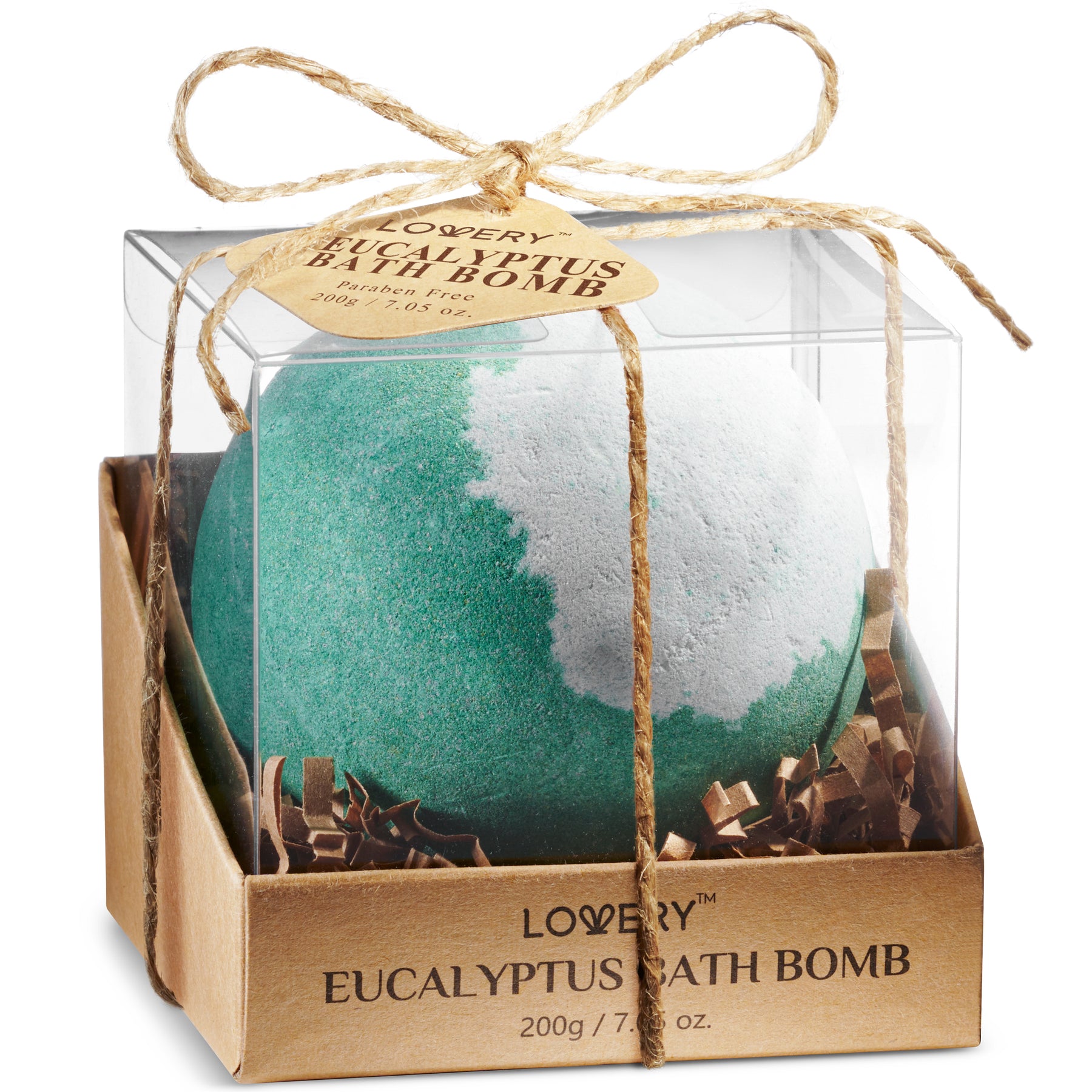 Eucalyptus Handmade Bath Bomb, 7oz Fizzy, Natural Spa Bubble Ball 7264517587004