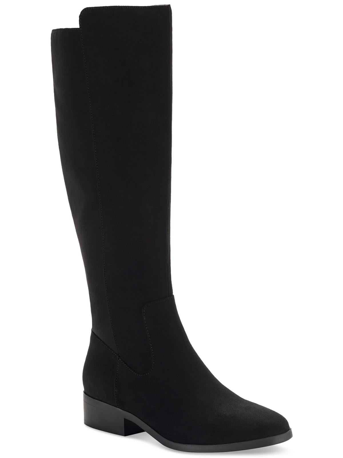 Charmanee Womens Faux Suede Riding Knee-High Boots
