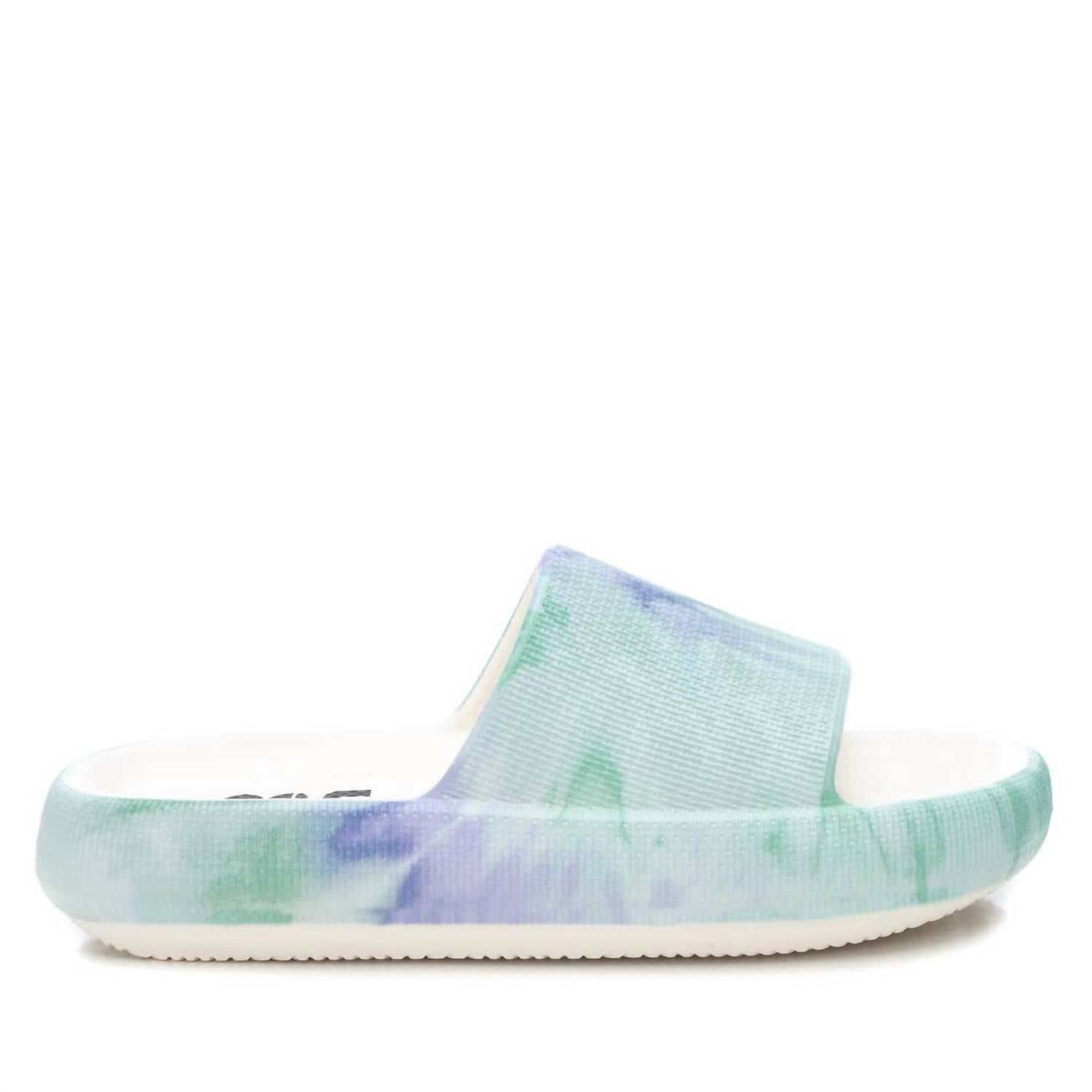 Women's Pool Slides Sandals In Turquoise/aqua