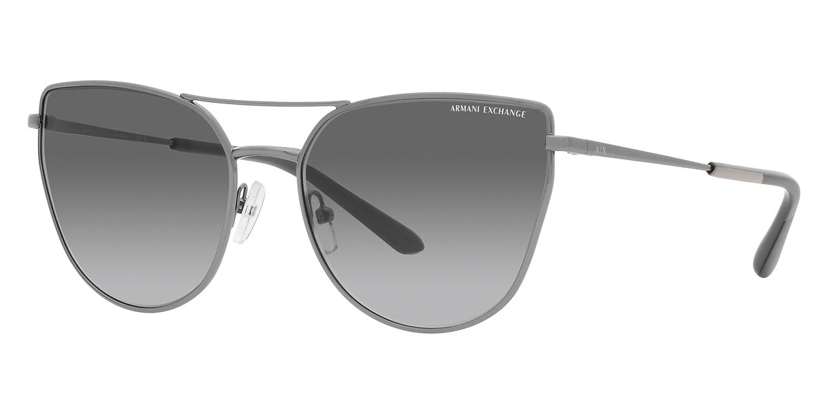 Armani Exchange Women's 56mm Shiny Gunmetal Sunglasses