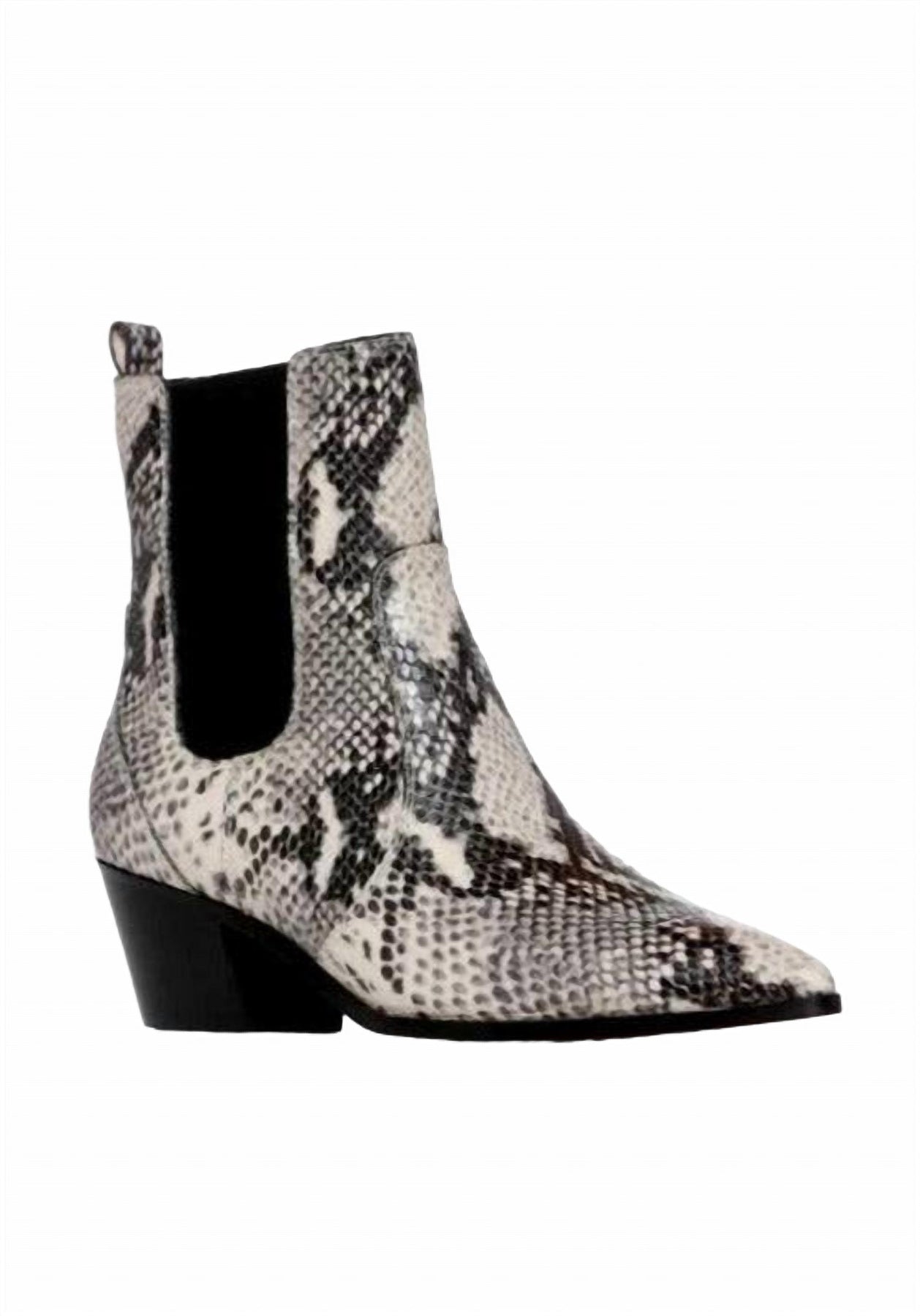 Women's Willa Snake Ankle Boot In Roccia