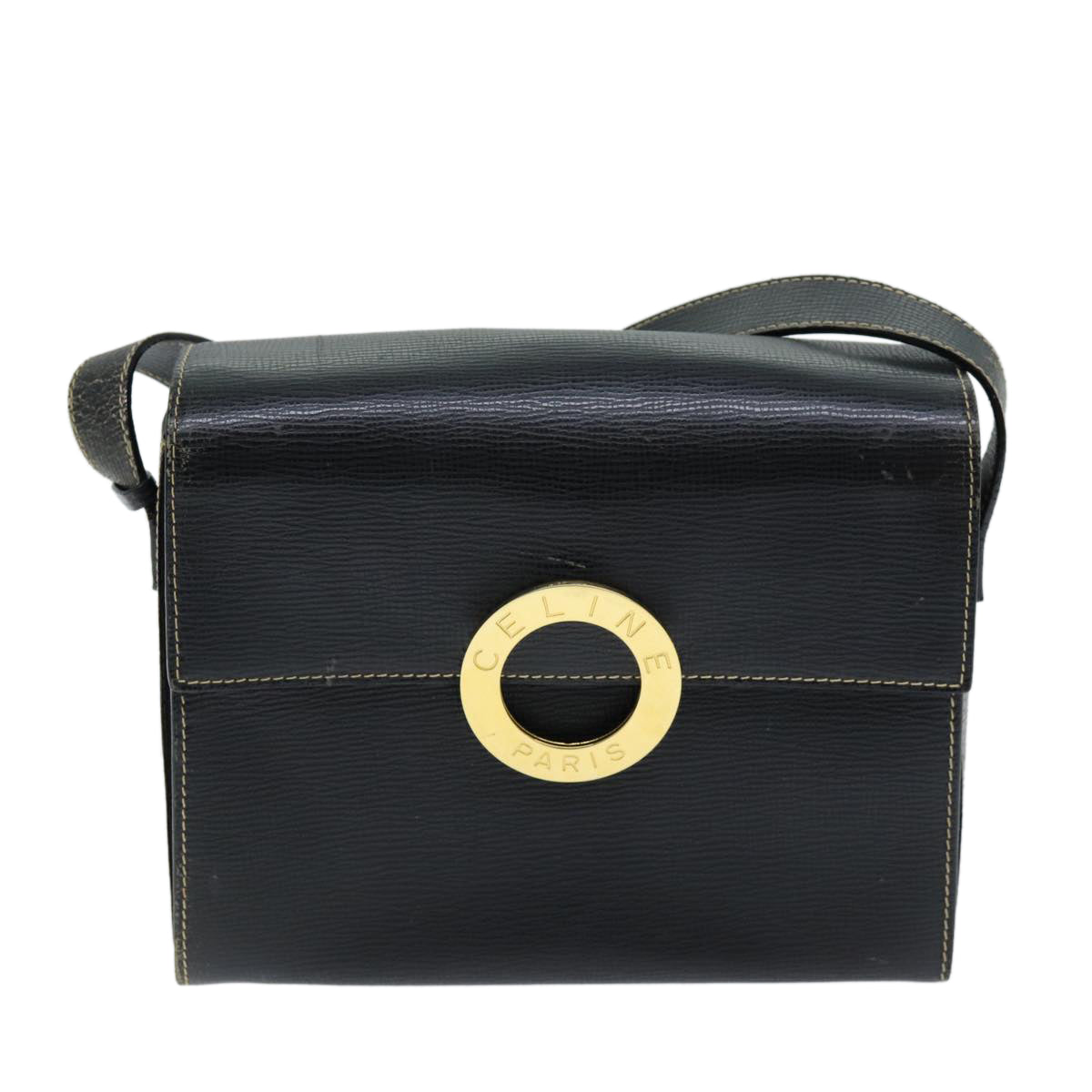 Celine Logo du cercle Shoulder Bag