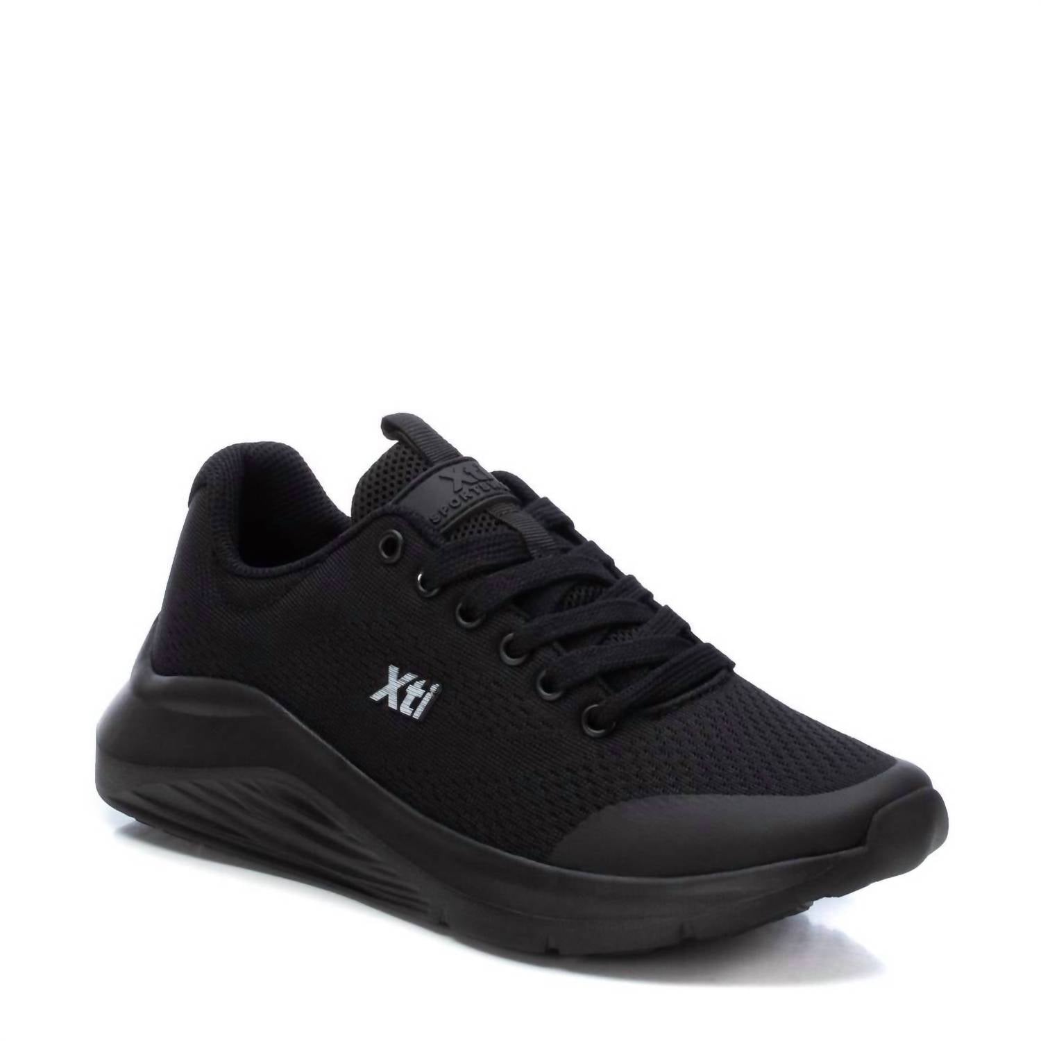 Women's Lace-Up Sneakers In Black 7660787466300