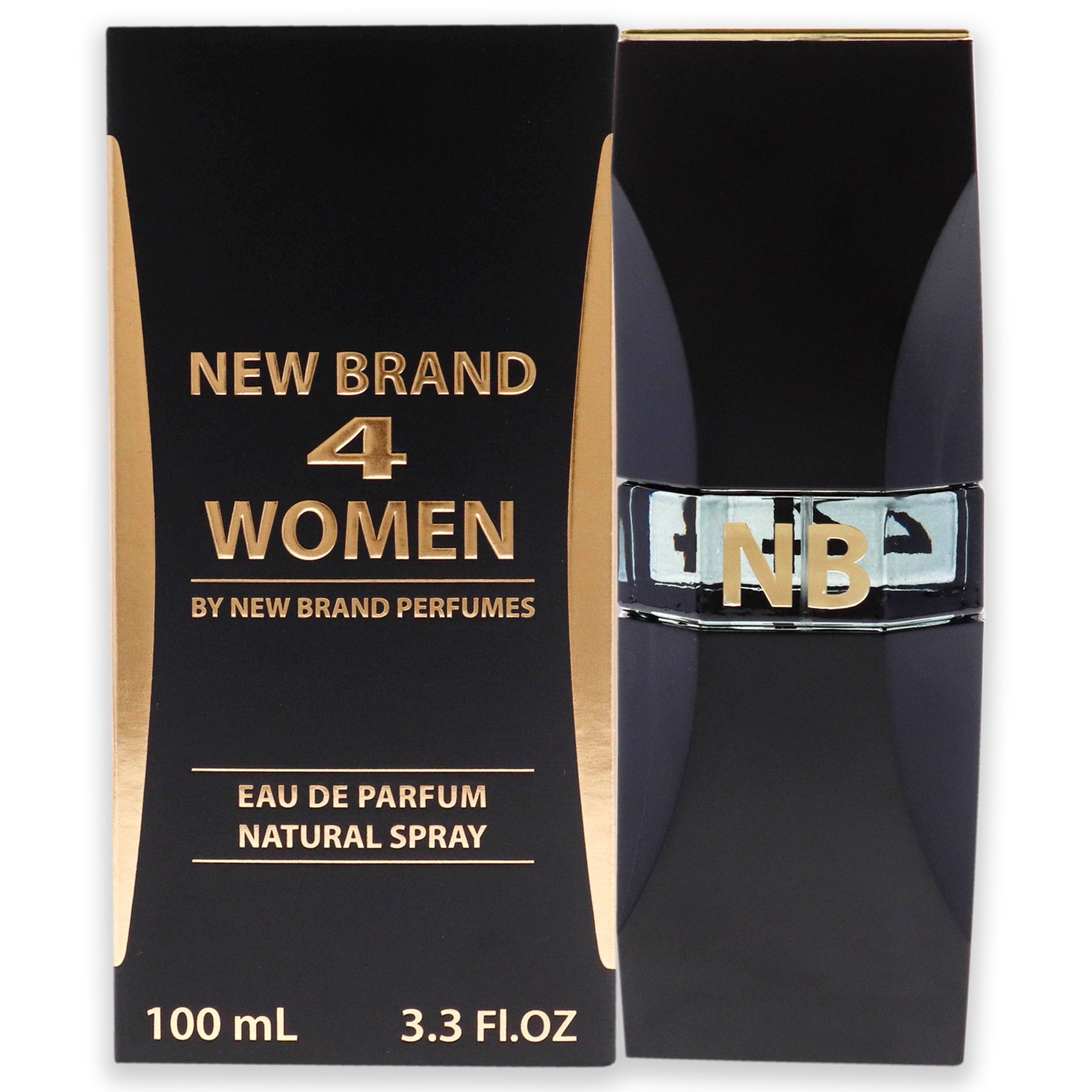 4 Women by New Brand for Women - 3.3 oz EDP Spray 7831093510204